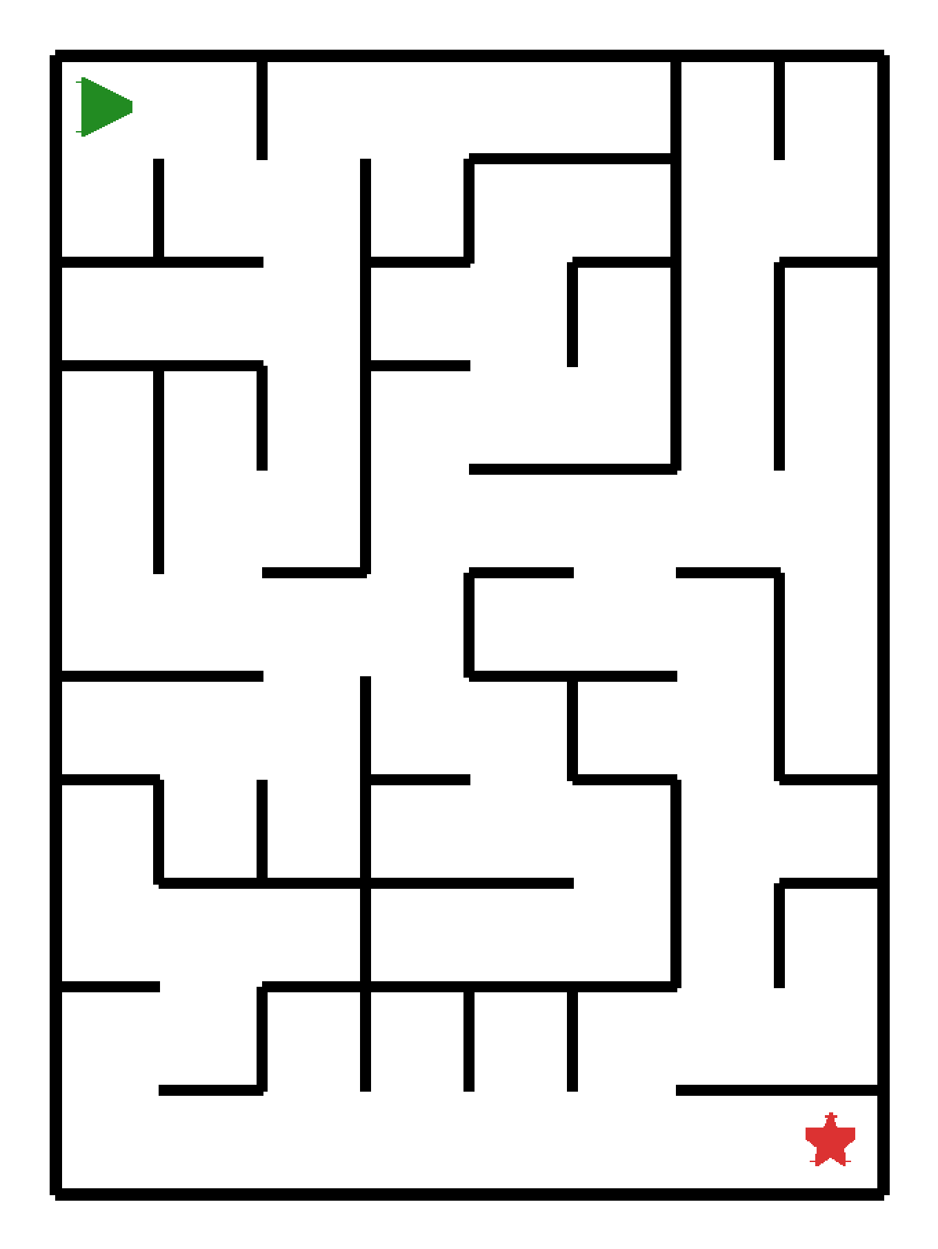 Labyrinth-Rätsel Labyrinth (schwer) für Kindergarten aus der Kategorie Labyrinth - kostenlos ausdrucken