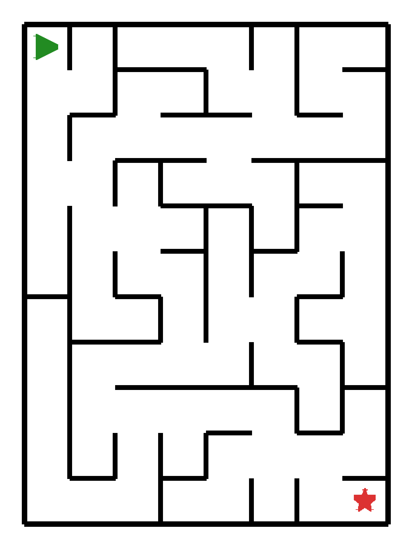 Labyrinth-Rätsel Labyrinth (schwer) für Kindergarten aus der Kategorie Labyrinth - kostenlos ausdrucken