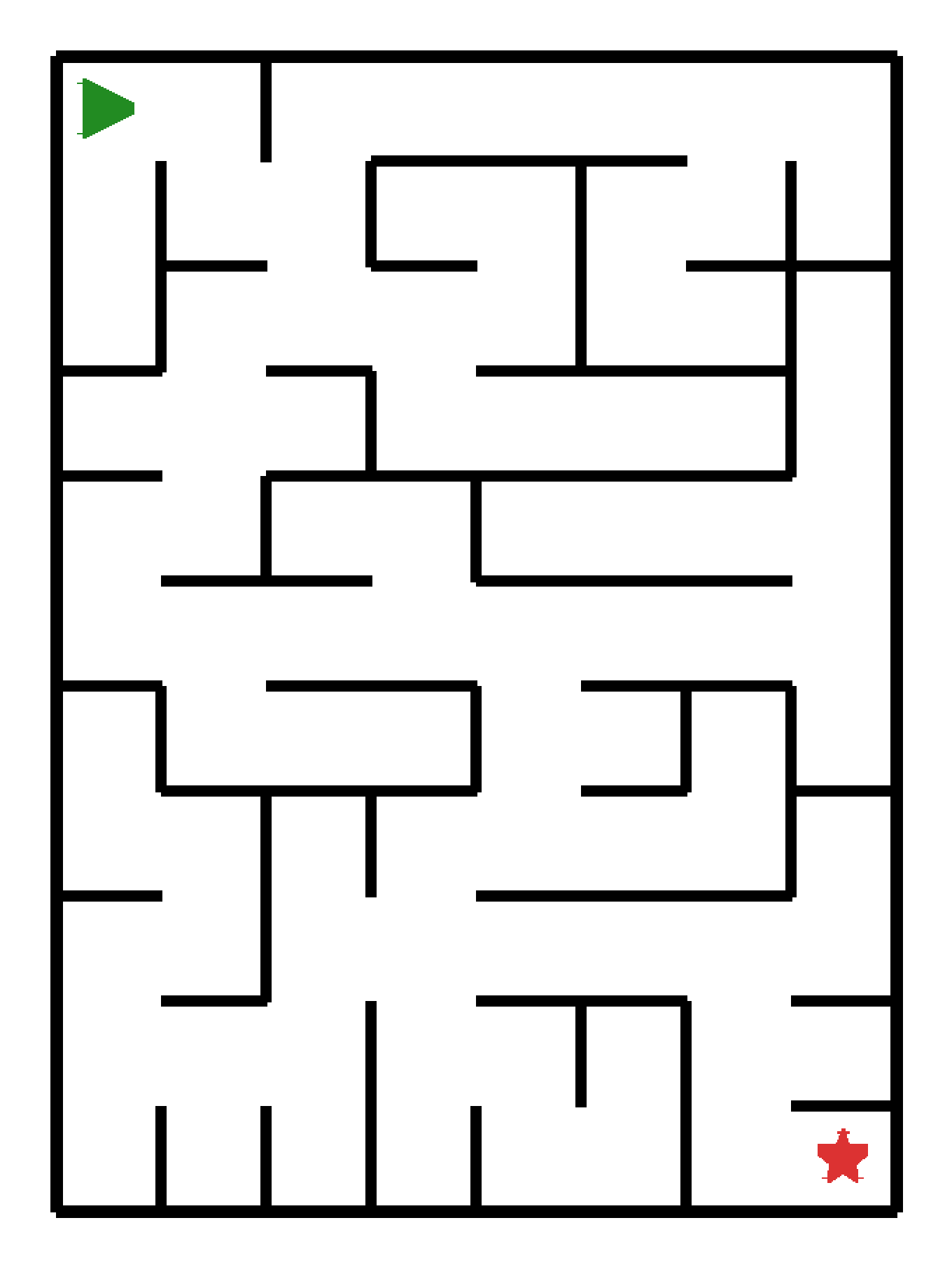 Labyrinth-Rätsel Labyrinth (schwer) für Kindergarten aus der Kategorie Labyrinth - kostenlos ausdrucken
