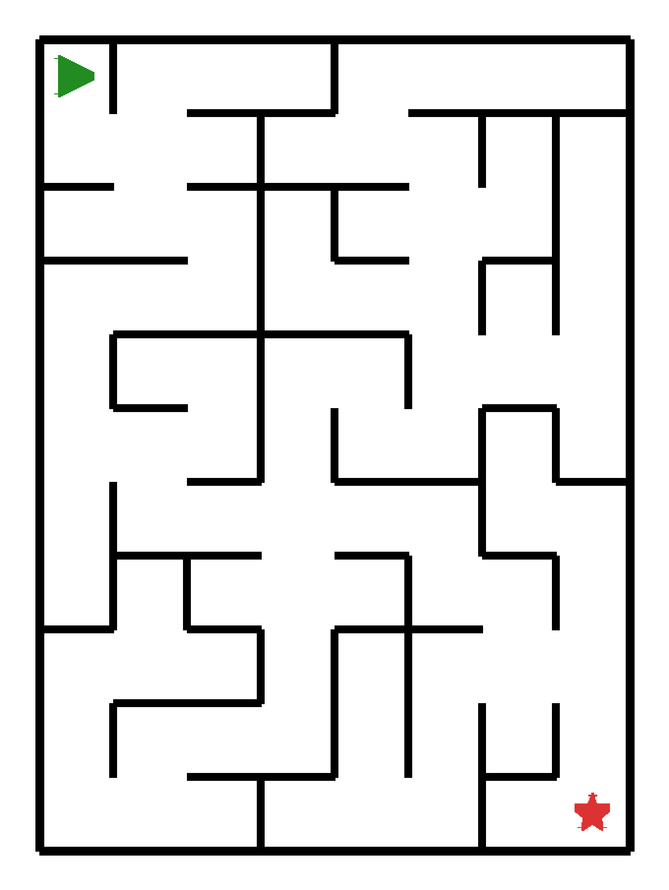 Labyrinth-Rätsel Labyrinth (schwer) für Kindergarten aus der Kategorie Labyrinth - kostenlos ausdrucken