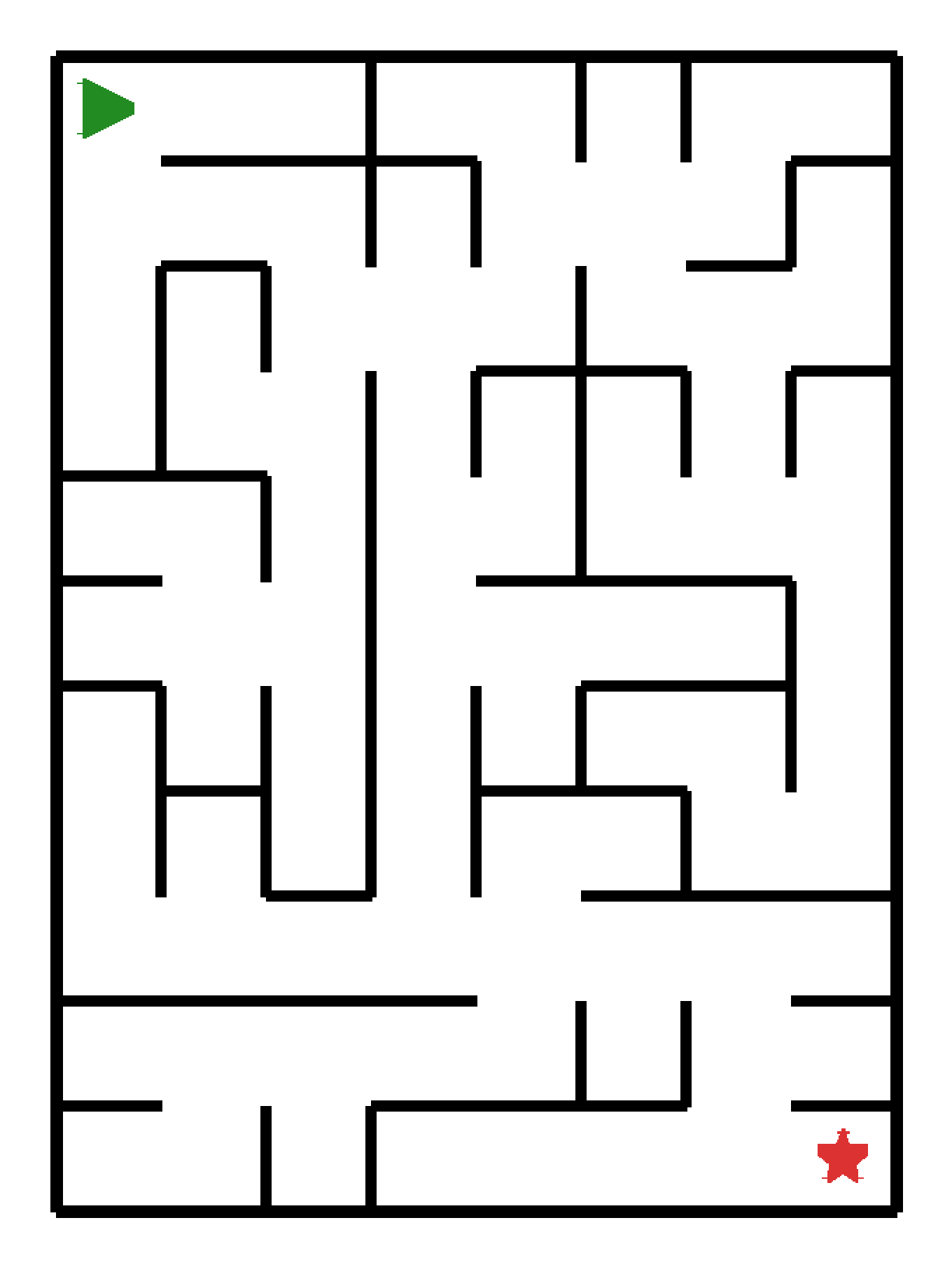 Labyrinth-Rätsel Labyrinth (schwer) für Kindergarten aus der Kategorie Labyrinth - kostenlos ausdrucken