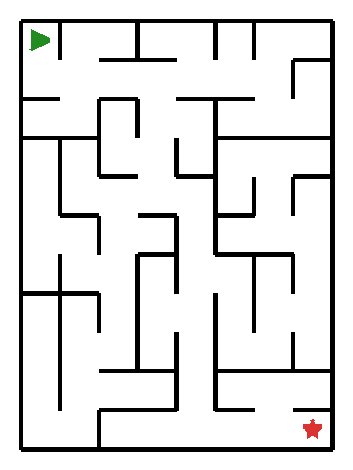 Labyrinth-Rätsel Labyrinth (schwer) für Kindergarten aus der Kategorie Labyrinth - kostenlos ausdrucken