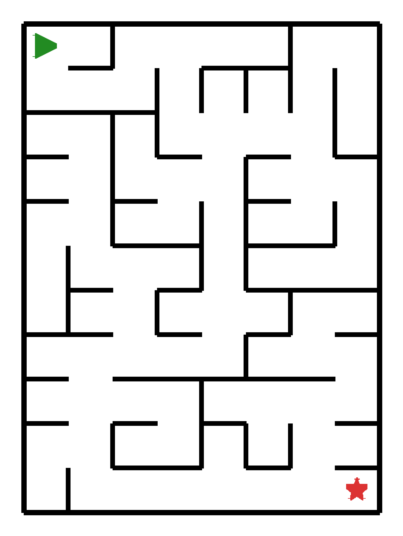 Labyrinth-Rätsel Labyrinth (schwer) für Kindergarten aus der Kategorie Labyrinth - kostenlos ausdrucken