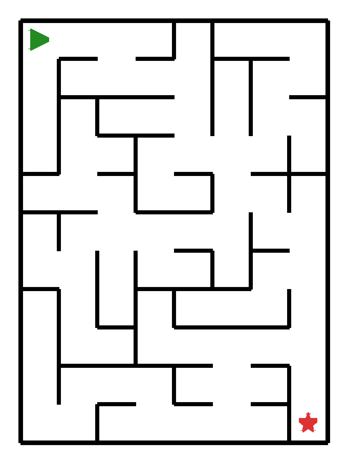 Labyrinth-Rätsel Labyrinth (schwer) für Kindergarten aus der Kategorie Labyrinth - kostenlos ausdrucken