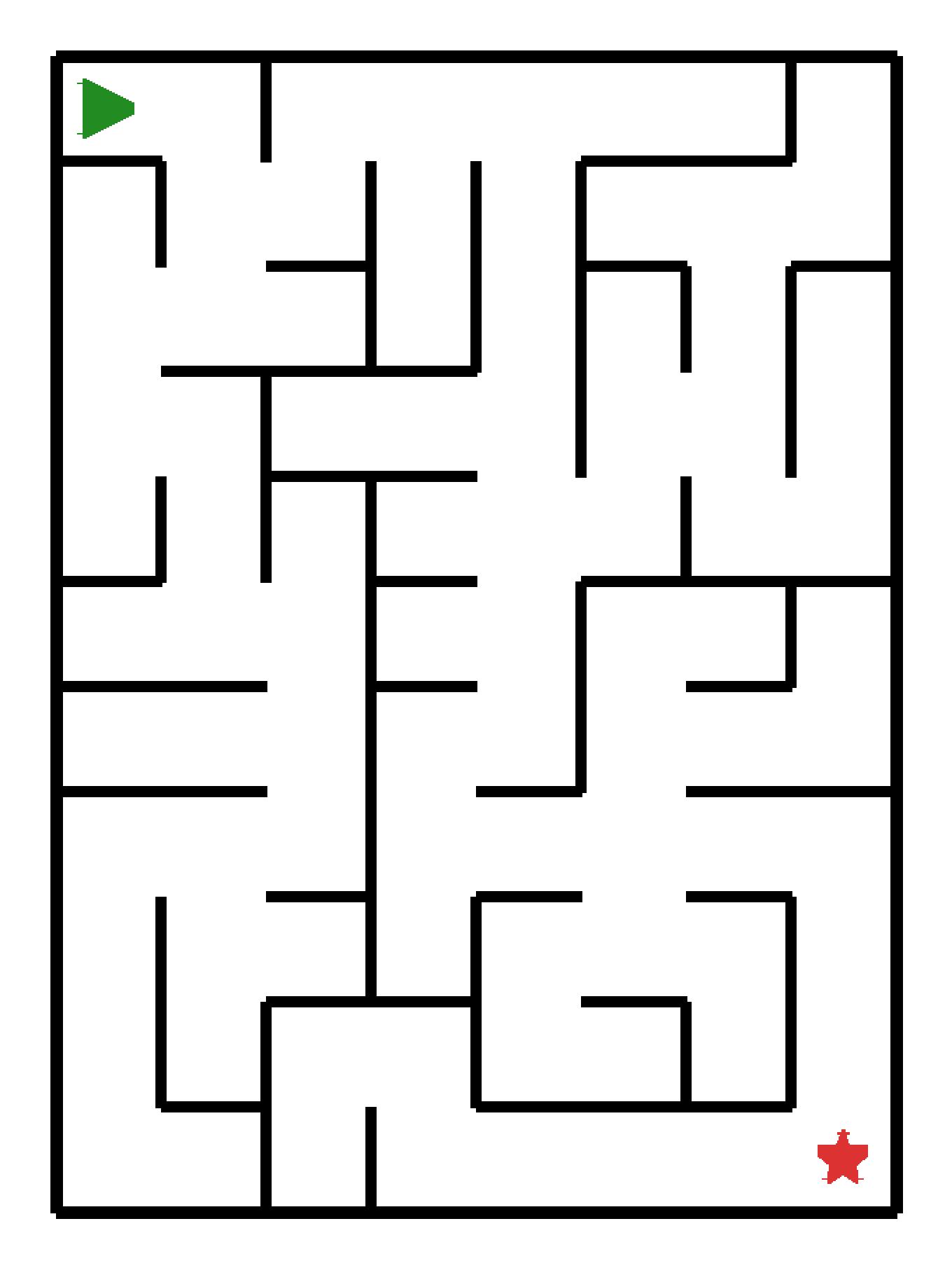 Labyrinth-Rätsel Labyrinth (schwer) für Kindergarten aus der Kategorie Labyrinth - kostenlos ausdrucken