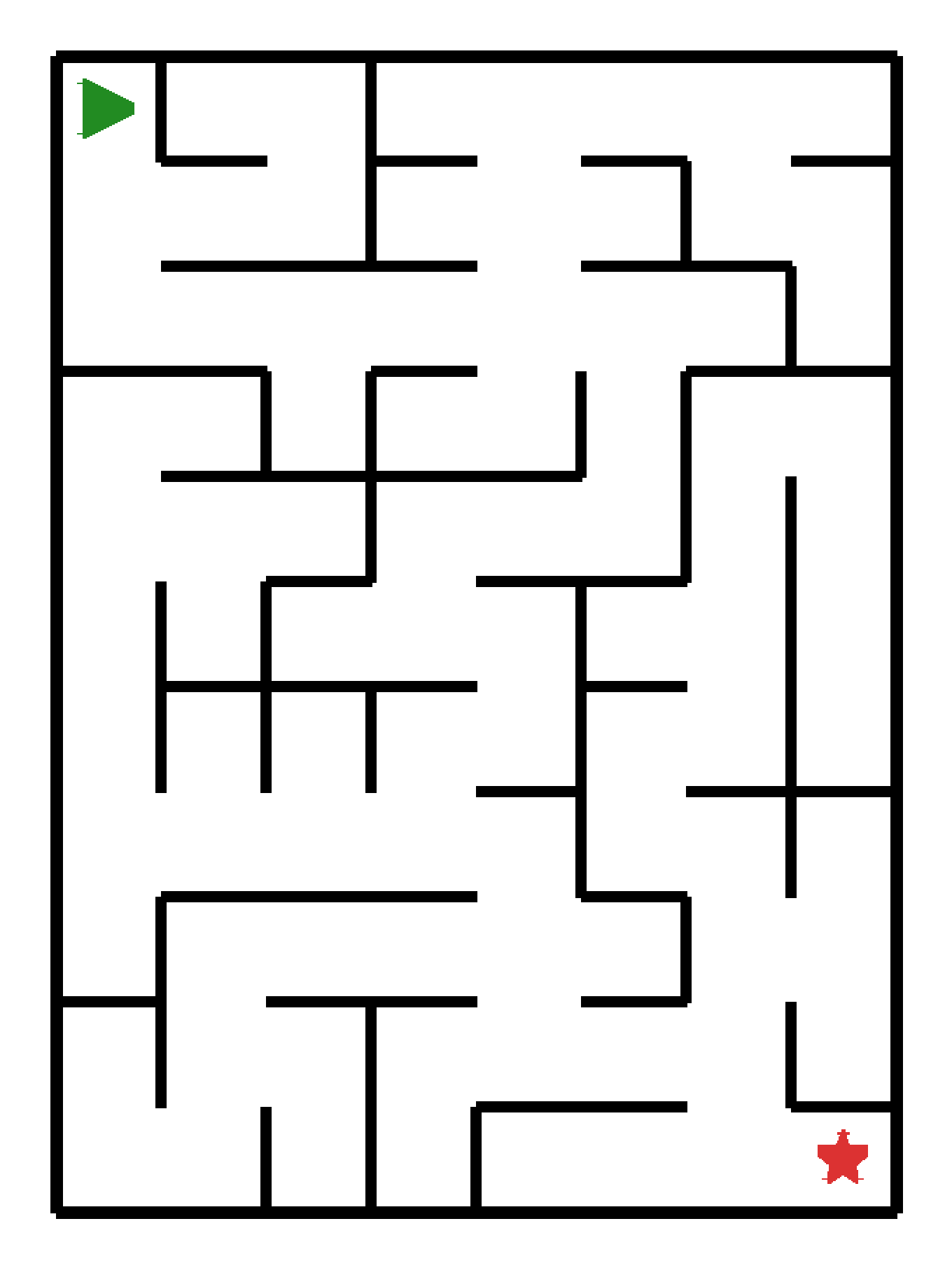 Labyrinth-Rätsel Labyrinth (schwer) für Kindergarten aus der Kategorie Labyrinth - kostenlos ausdrucken