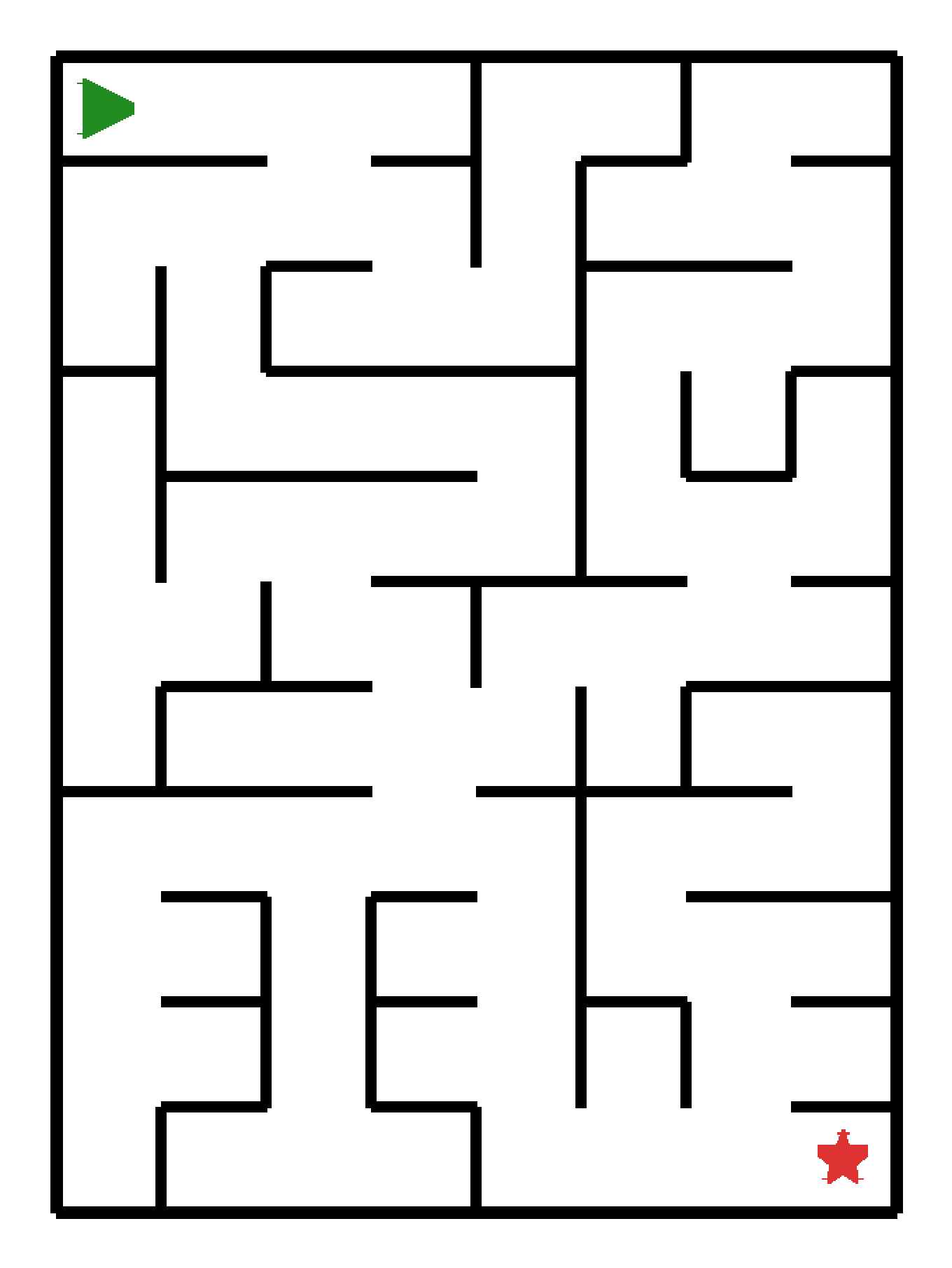 Labyrinth-Rätsel Labyrinth (schwer) für Kindergarten aus der Kategorie Labyrinth - kostenlos ausdrucken