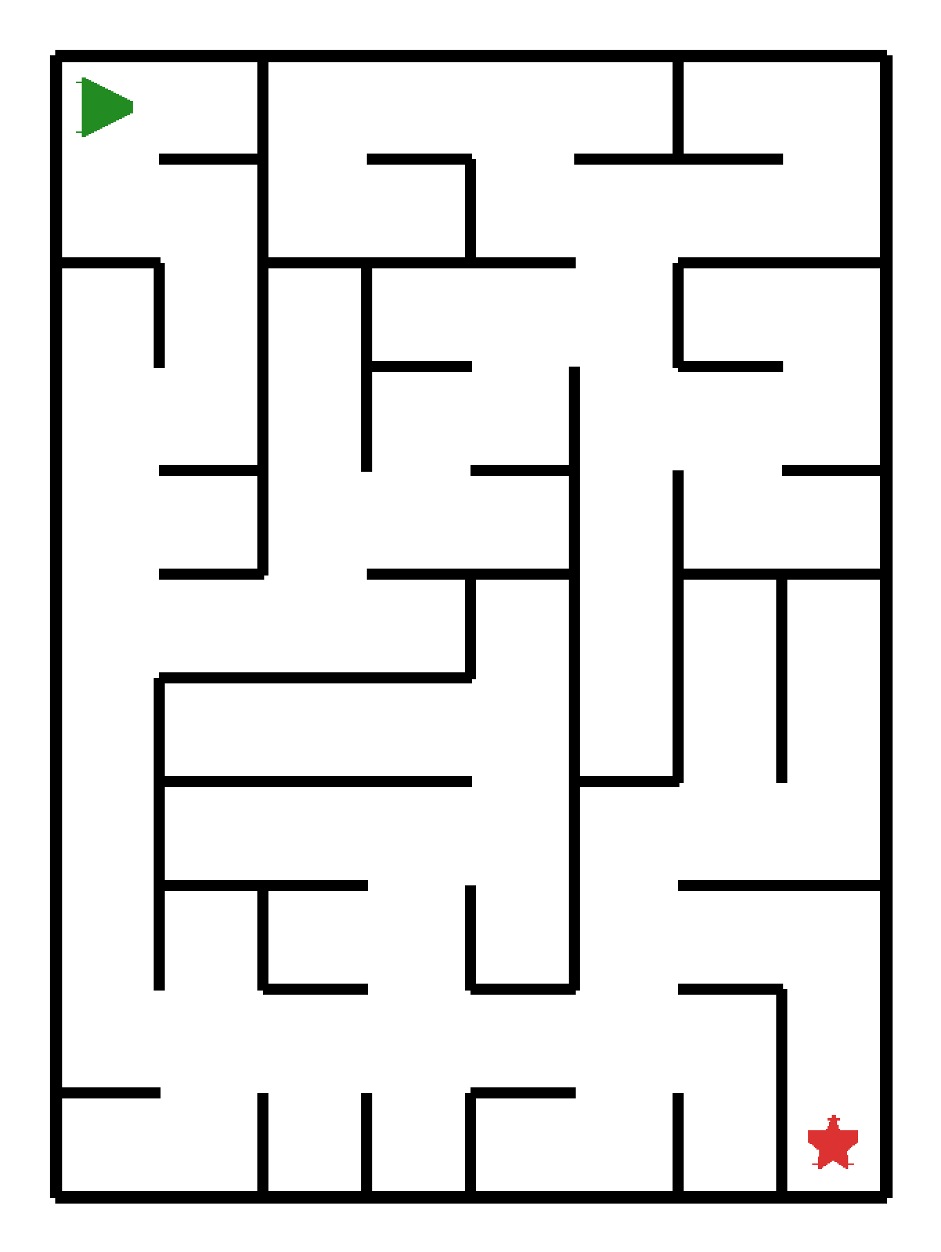 Labyrinth-Rätsel Labyrinth (schwer) für Kindergarten aus der Kategorie Labyrinth - kostenlos ausdrucken