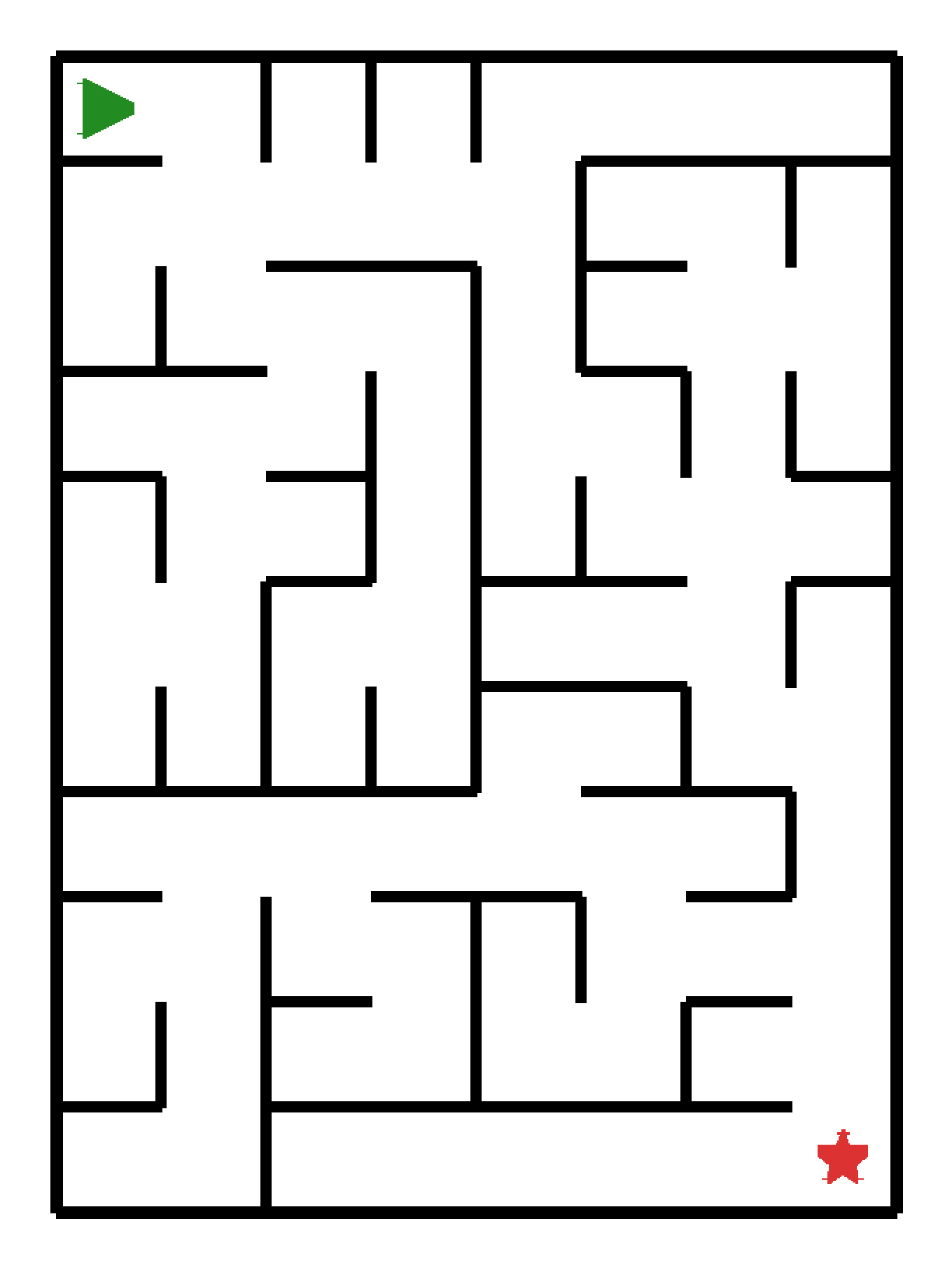 Labyrinth-Rätsel Labyrinth (schwer) für Kindergarten aus der Kategorie Labyrinth - kostenlos ausdrucken