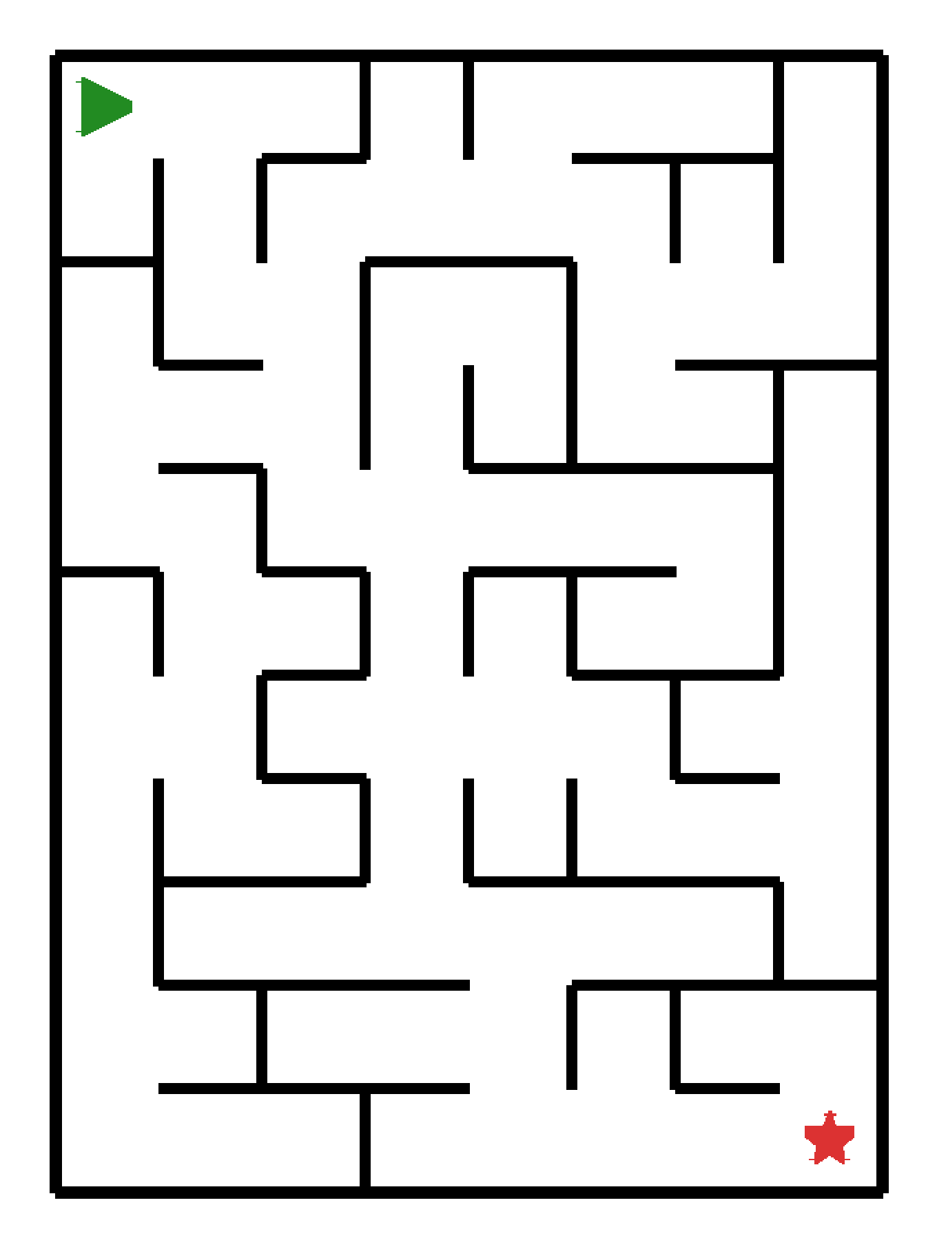 Labyrinth-Rätsel Labyrinth (schwer) für Kindergarten aus der Kategorie Labyrinth - kostenlos ausdrucken