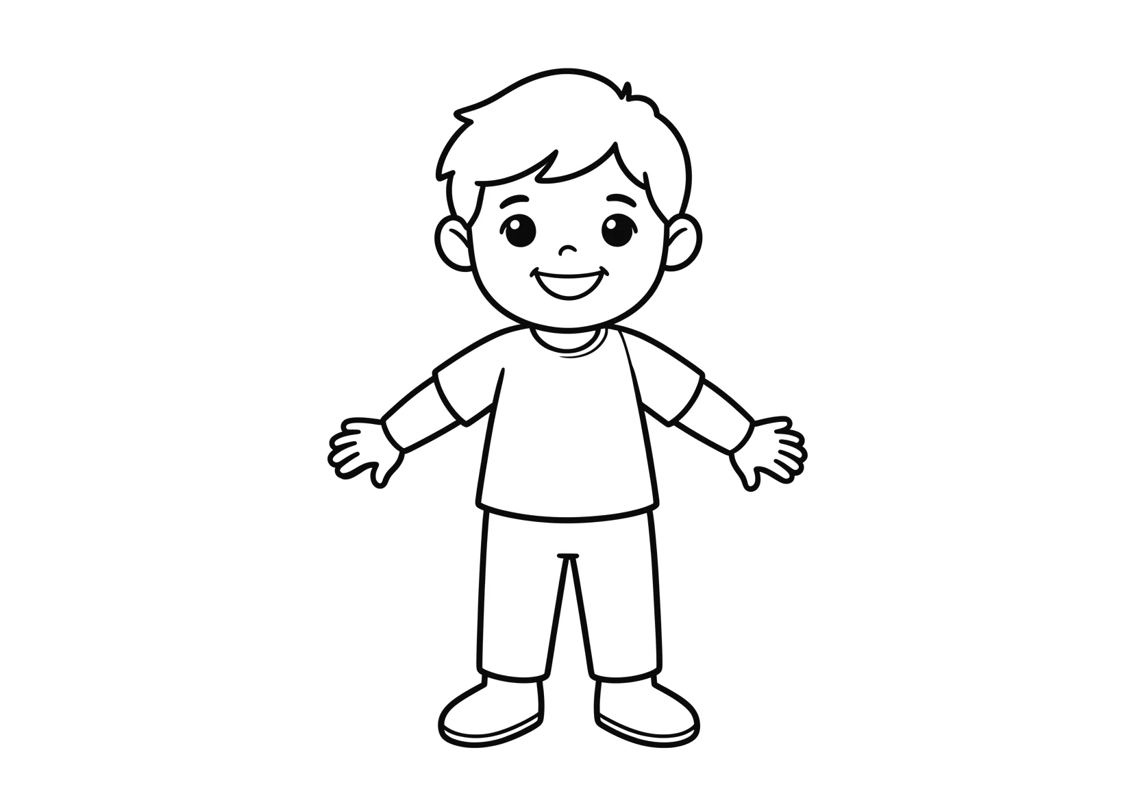 Ausmalbild Apotheker - einfaches Ausmalbild für Kinder aus der Kategorie Berufe - kostenlos ausdrucken