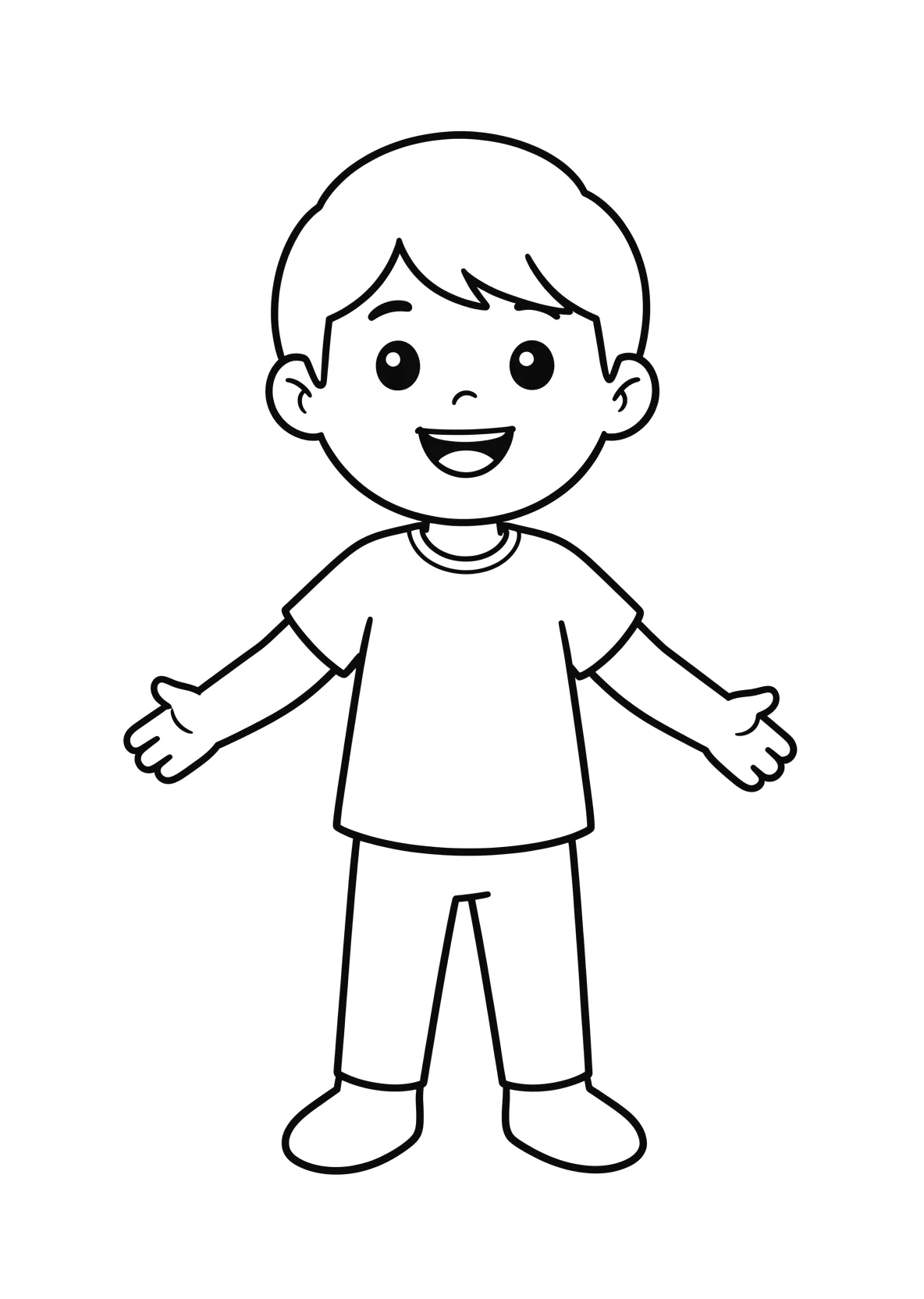 Ausmalbild Fotograf - einfaches Ausmalbild für Kinder aus der Kategorie Berufe - kostenlos ausdrucken