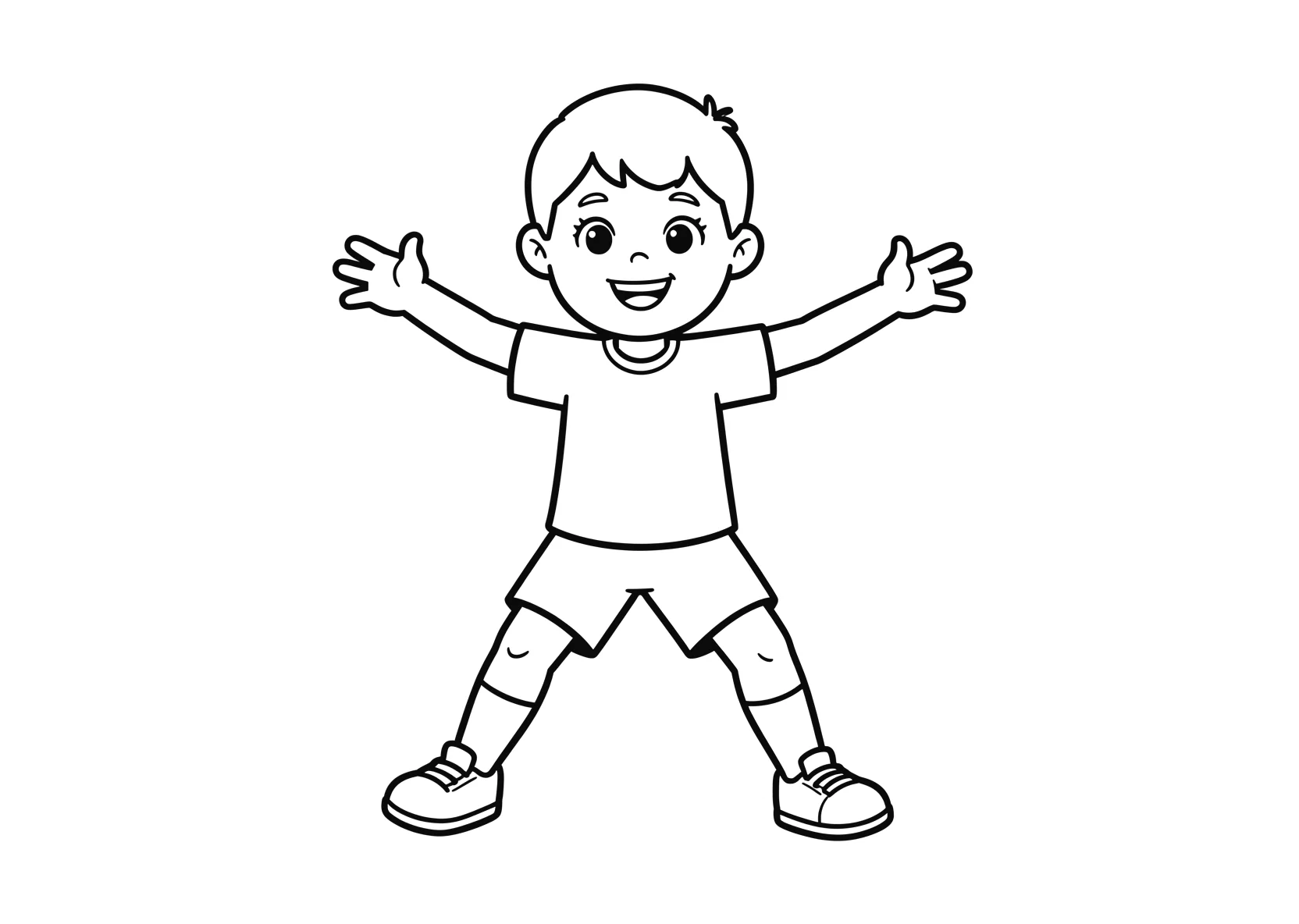 Ausmalbild Handball - einfaches Ausmalbild für Kinder aus der Kategorie Sport - kostenlos ausdrucken