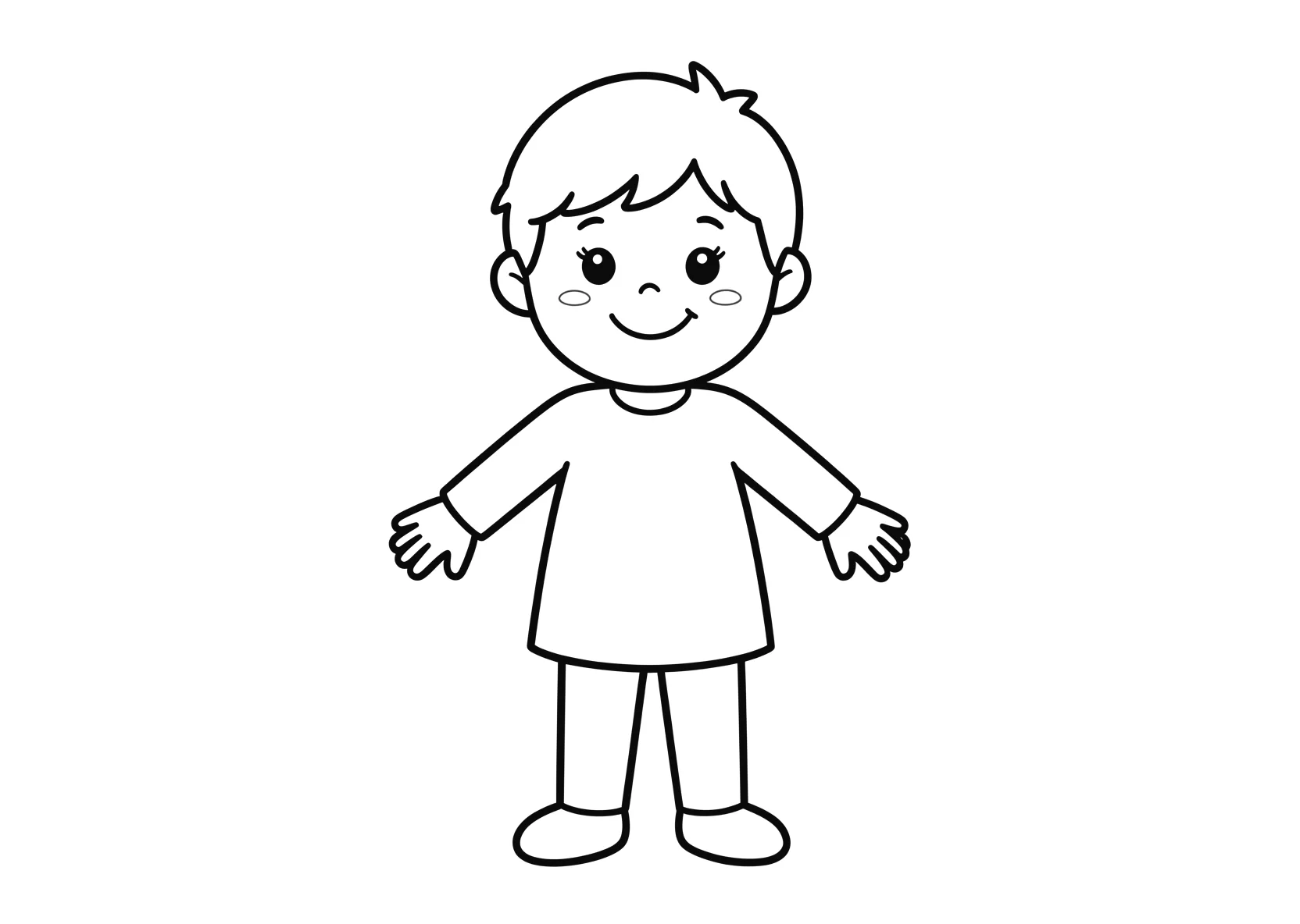 Ausmalbild König - einfaches Ausmalbild für Kinder aus der Kategorie Maerchen - kostenlos ausdrucken