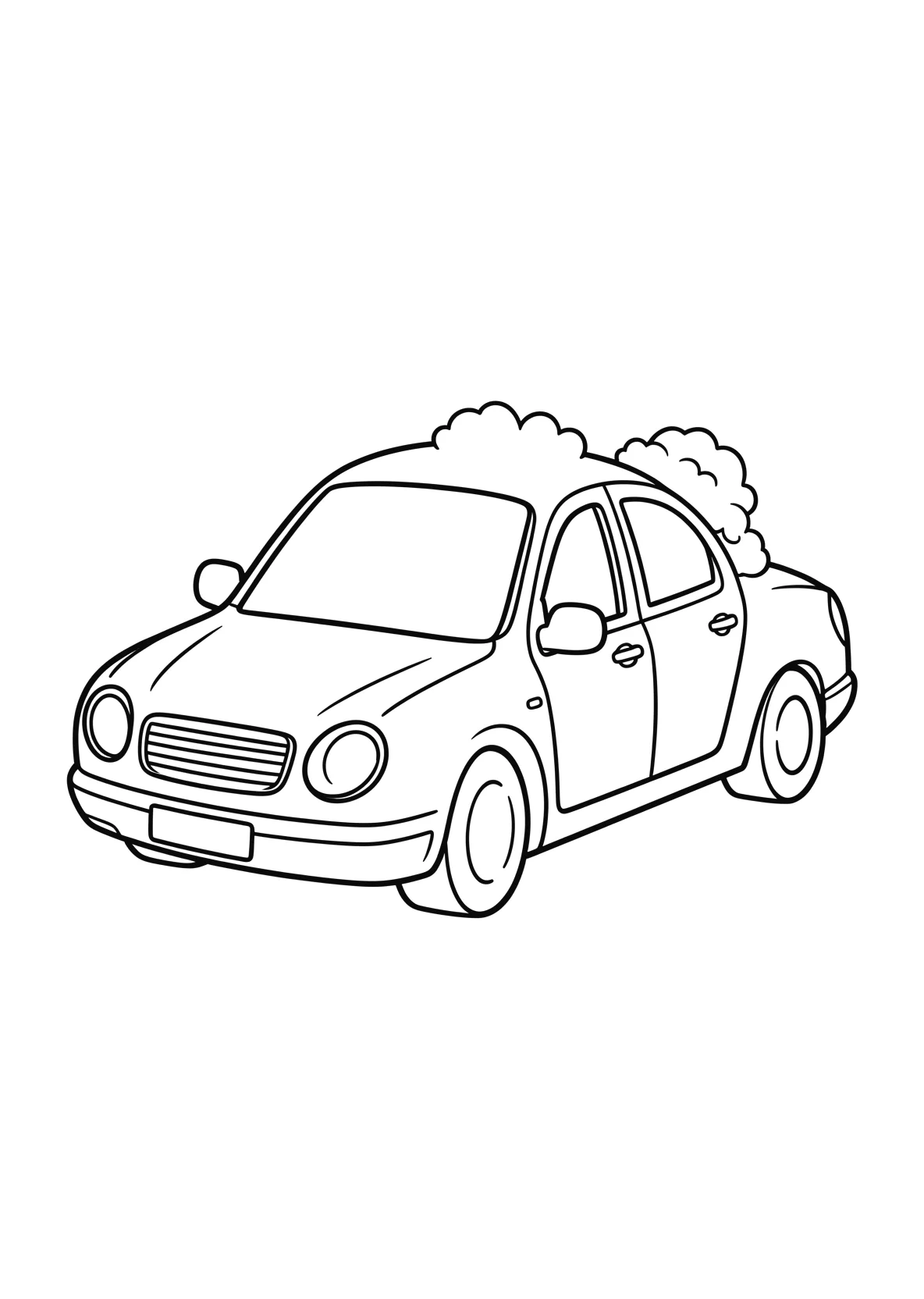 Ausmalbild Limo - einfaches Ausmalbild für Kinder aus der Kategorie Sonstiges - kostenlos ausdrucken