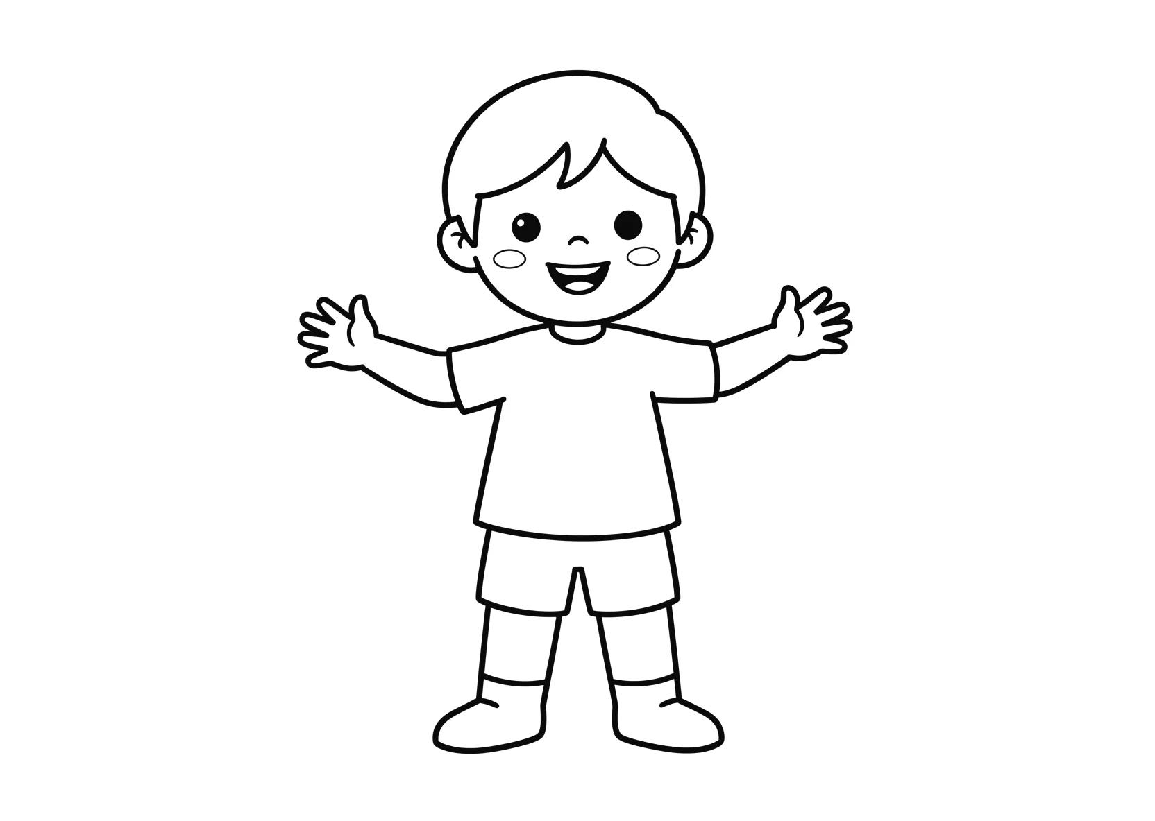 Ausmalbild Riese - einfaches Ausmalbild für Kinder aus der Kategorie Maerchen - kostenlos ausdrucken