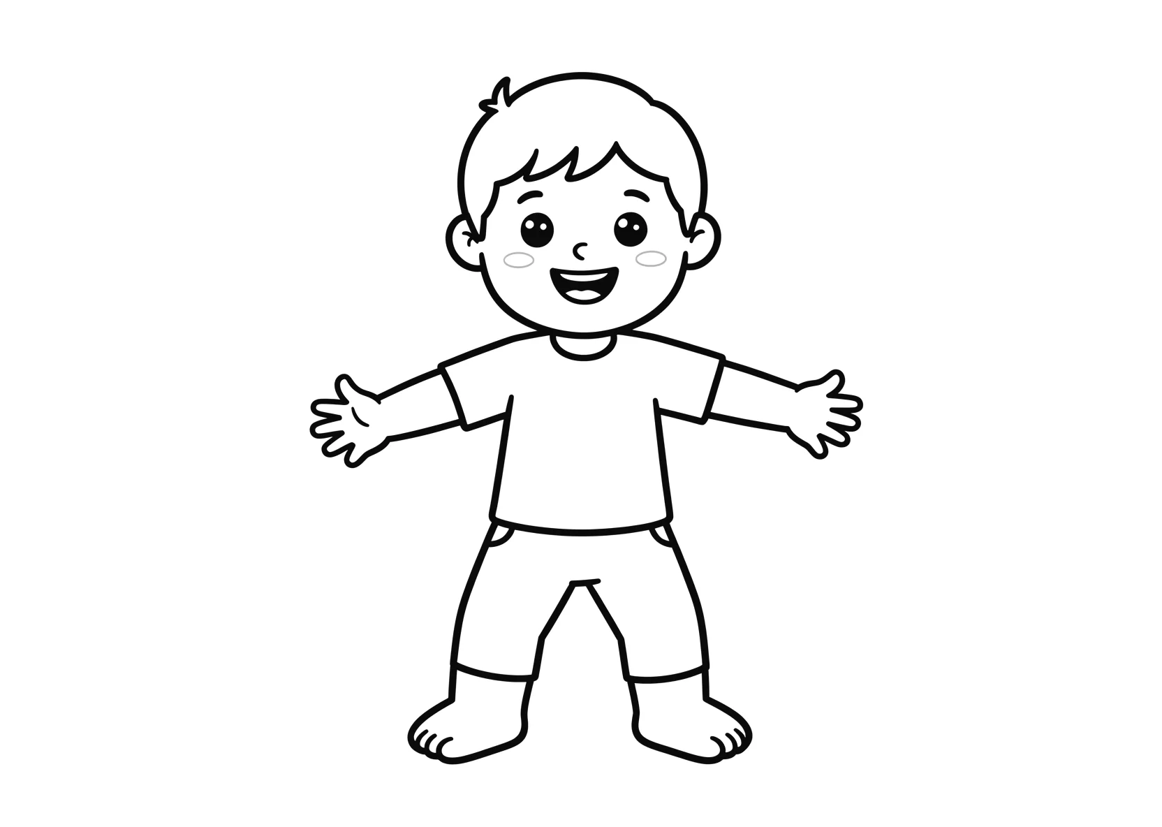 Ausmalbild Ringen - einfaches Ausmalbild für Kinder aus der Kategorie Sport - kostenlos ausdrucken