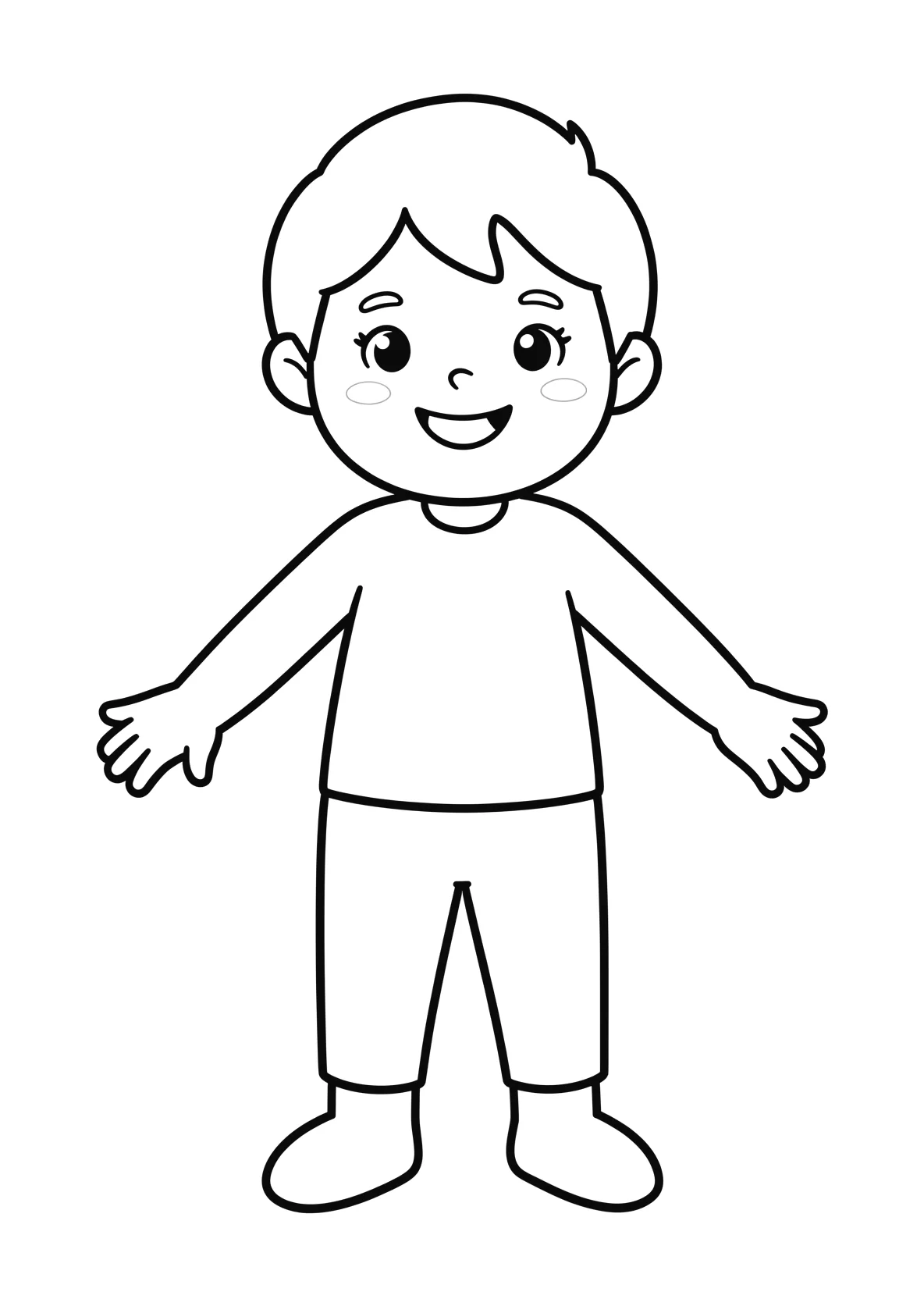 Ausmalbild Schokolade - einfaches Ausmalbild für Kinder aus der Kategorie Essen - kostenlos ausdrucken