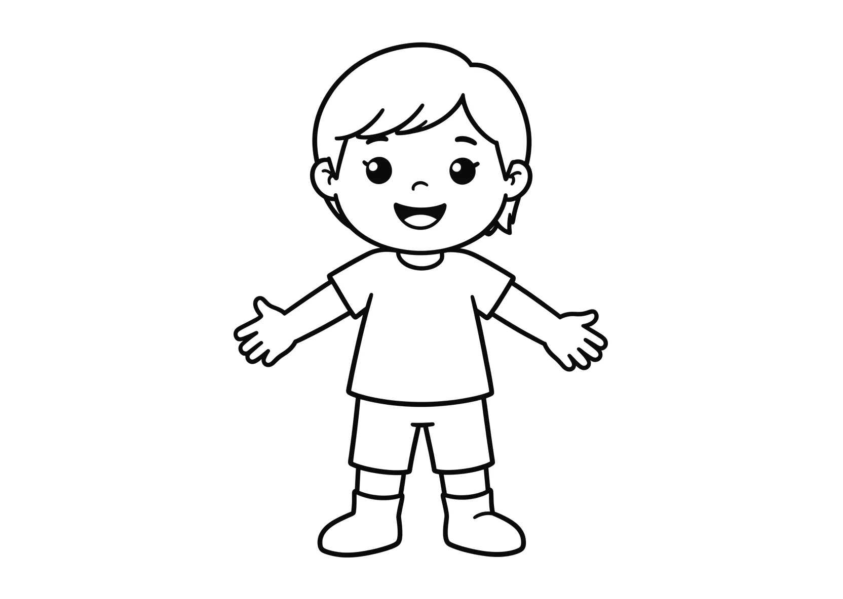 Ausmalbild Schreiner - einfaches Ausmalbild für Kinder aus der Kategorie Berufe - kostenlos ausdrucken