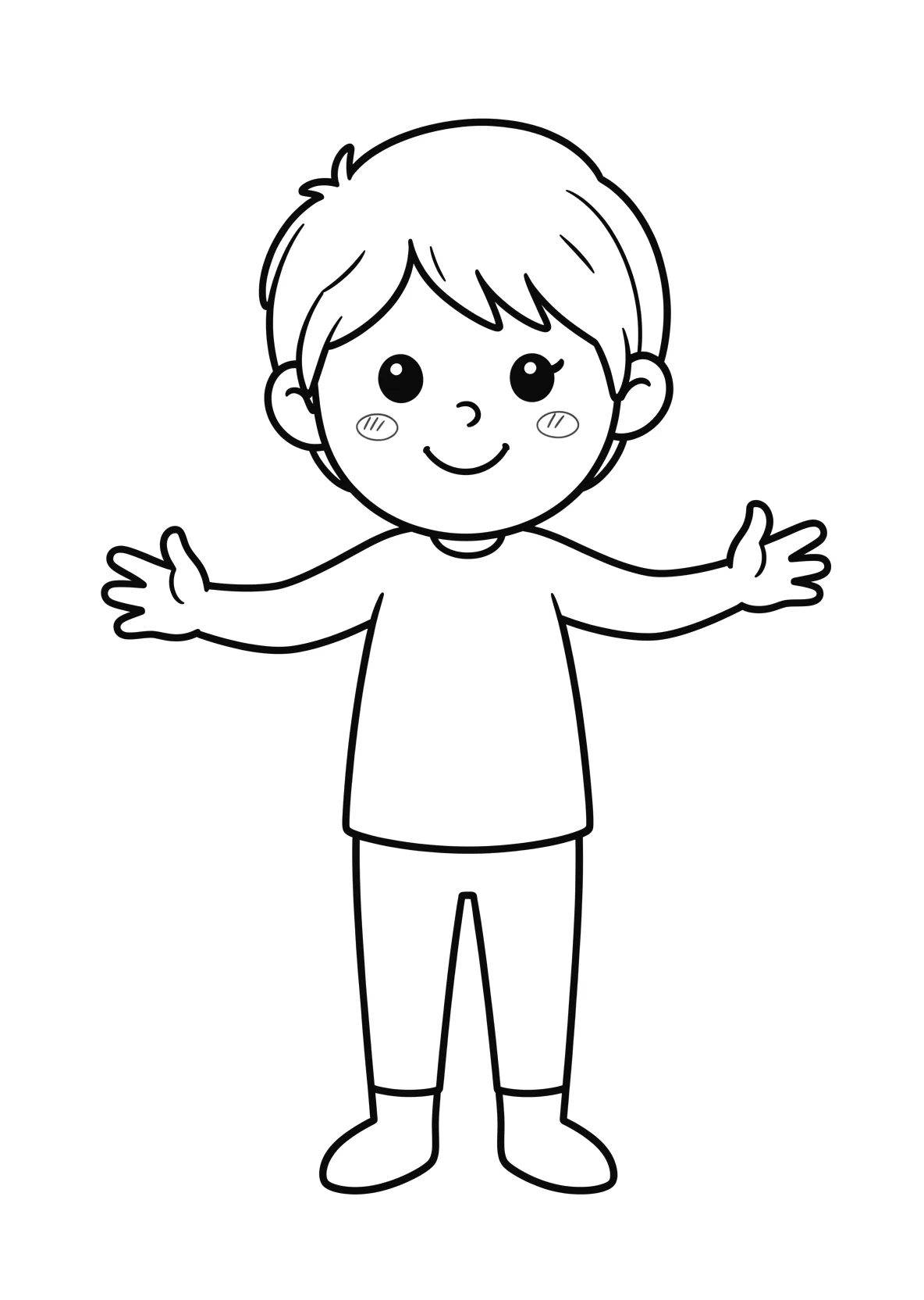 Ausmalbild Spaghetti - einfaches Ausmalbild für Kinder aus der Kategorie Essen - kostenlos ausdrucken