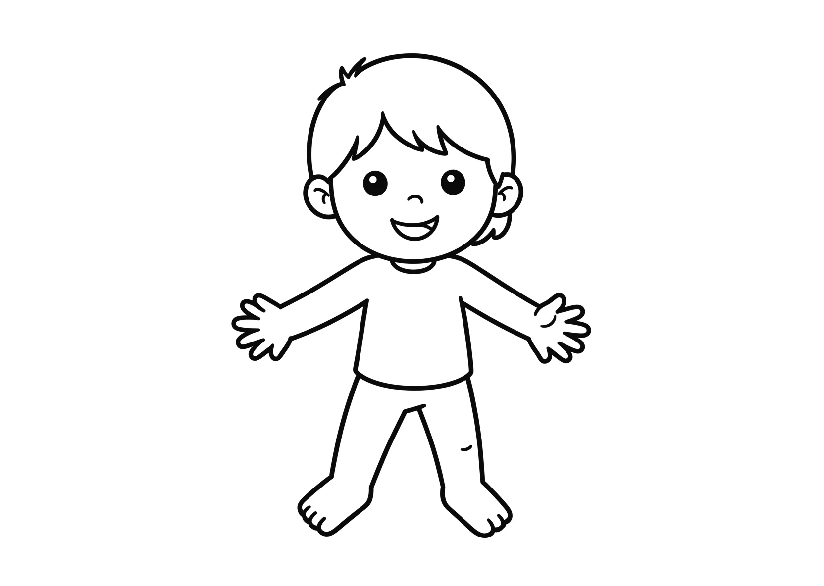 Ausmalbild Tauchen - einfaches Ausmalbild für Kinder aus der Kategorie Sport - kostenlos ausdrucken