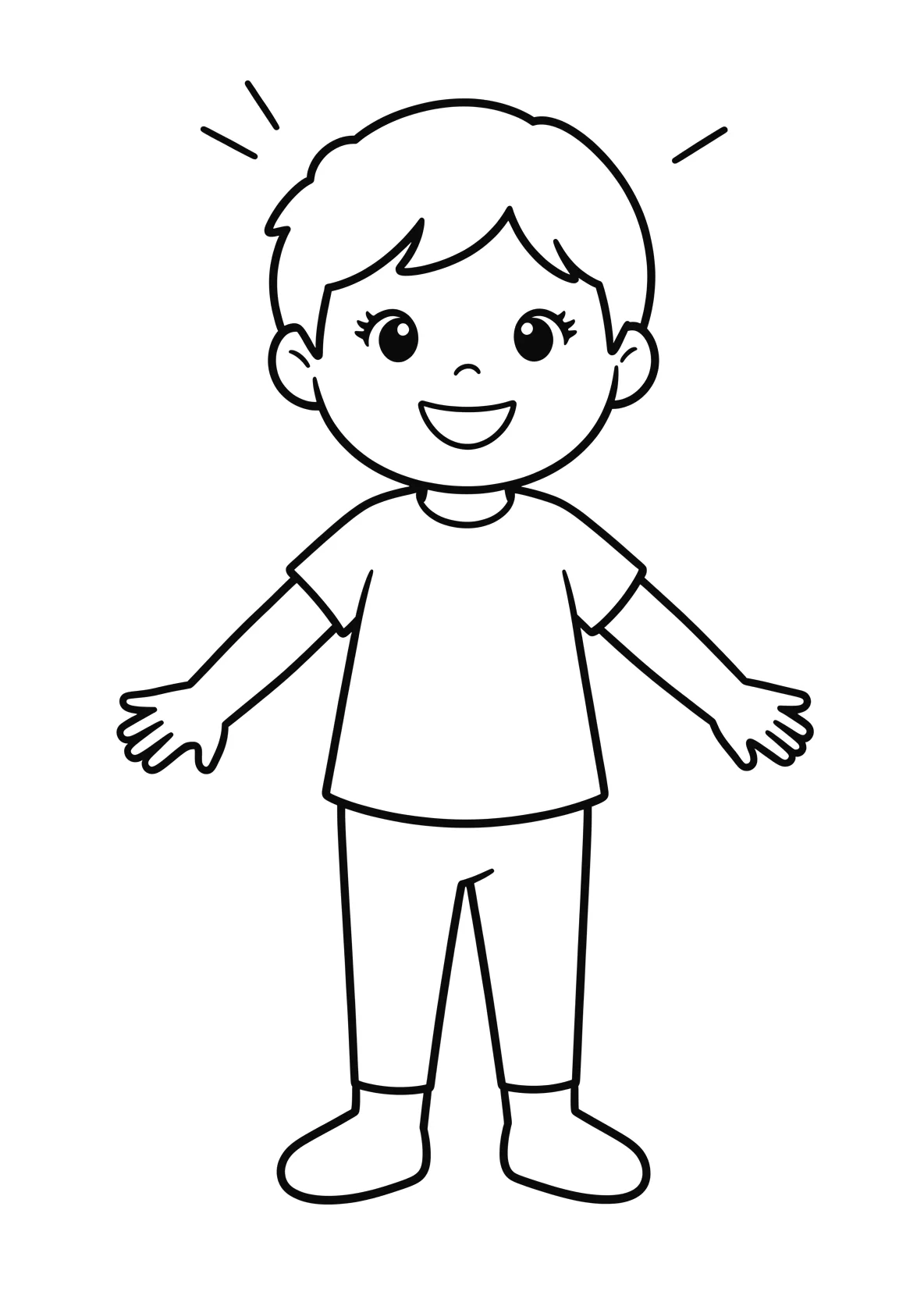 Ausmalbild Tee - einfaches Ausmalbild für Kinder aus der Kategorie Essen - kostenlos ausdrucken