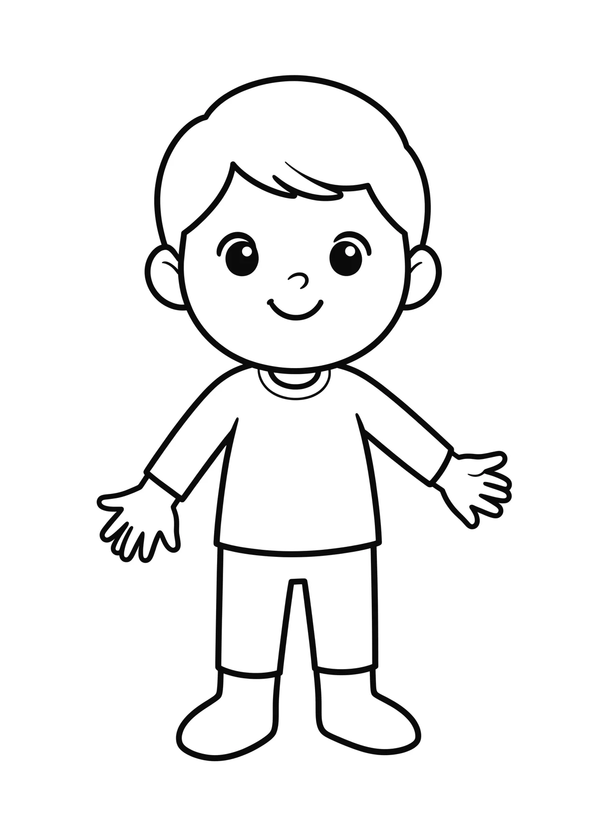 Ausmalbild Zahnarzt - einfaches Ausmalbild für Kinder aus der Kategorie Berufe - kostenlos ausdrucken