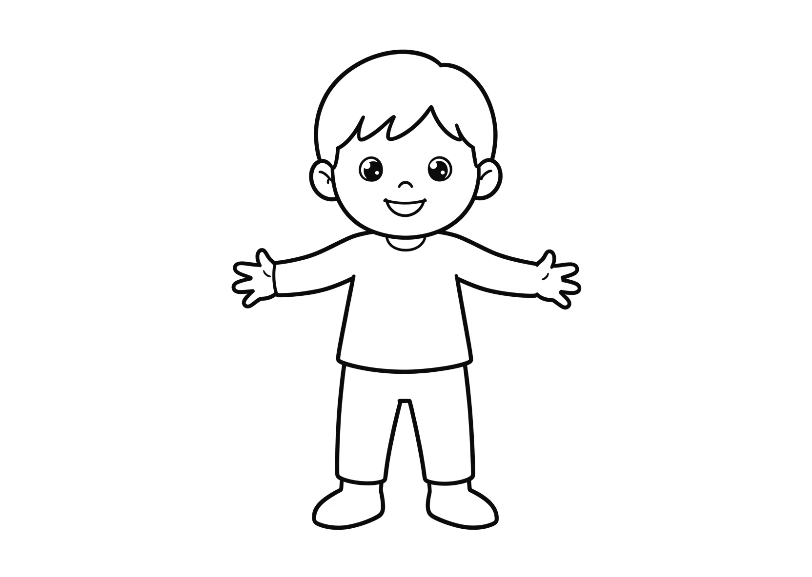 Ausmalbild Angeln - einfaches Ausmalbild für Kinder aus der Kategorie Sport - kostenlos ausdrucken