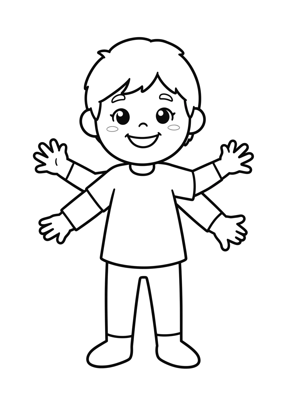 Ausmalbild Ei - einfaches Ausmalbild für Kinder aus der Kategorie Sonstiges - kostenlos ausdrucken