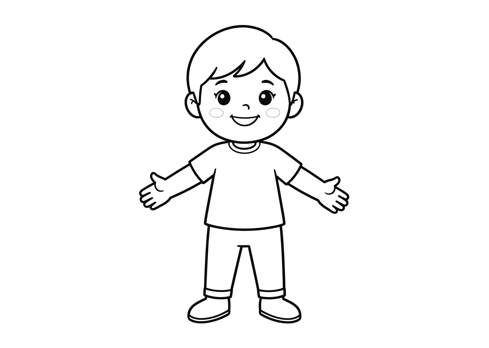 Ausmalbild Fotograf - einfaches Ausmalbild für Kinder aus der Kategorie Berufe - kostenlos ausdrucken