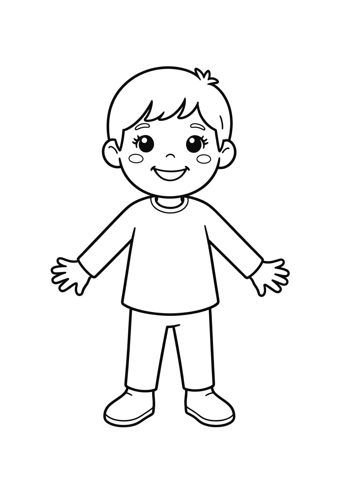 Ausmalbild Honig - einfaches Ausmalbild für Kinder aus der Kategorie Essen - kostenlos ausdrucken