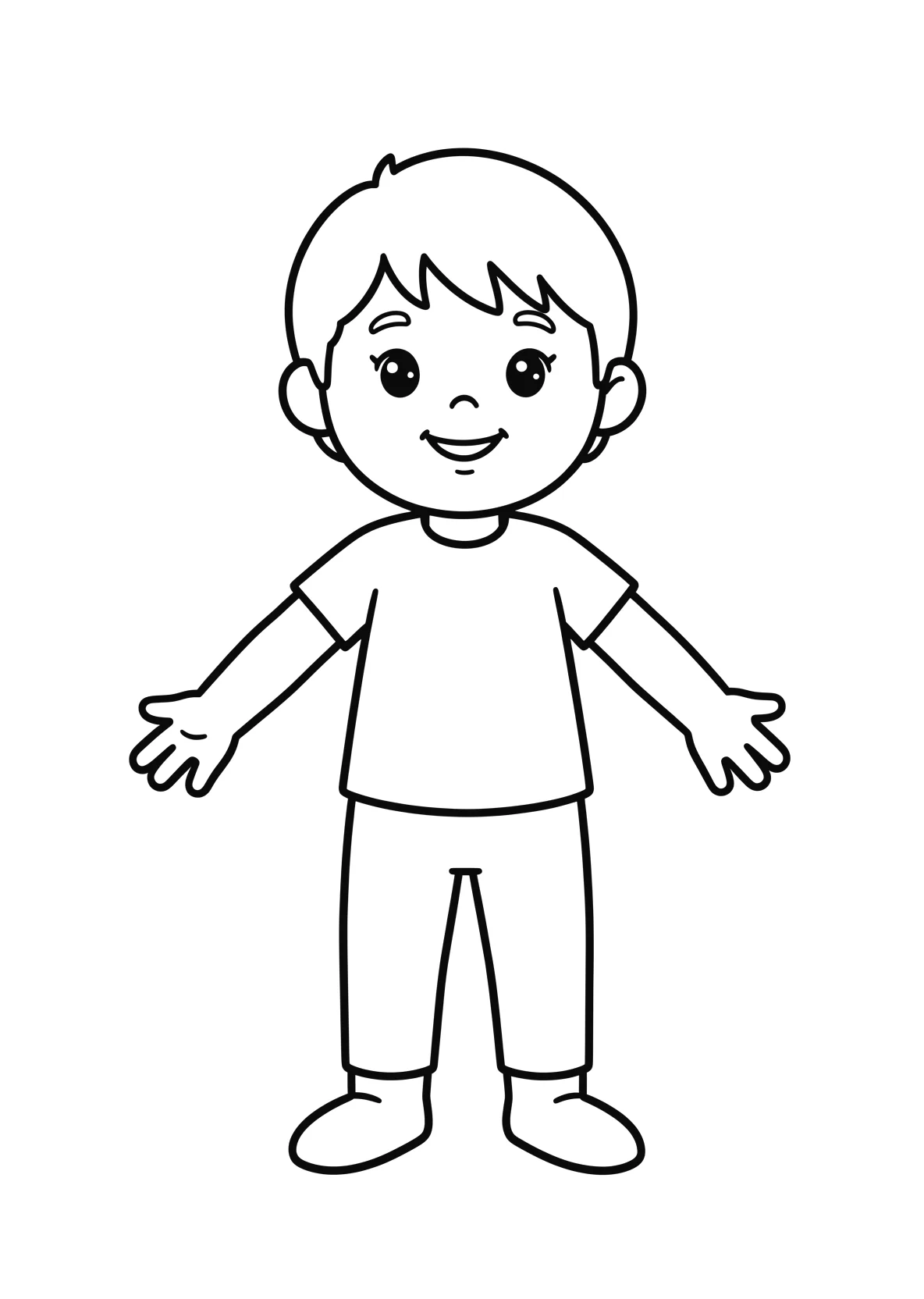 Ausmalbild See - einfaches Ausmalbild für Kinder aus der Kategorie Natur - kostenlos ausdrucken