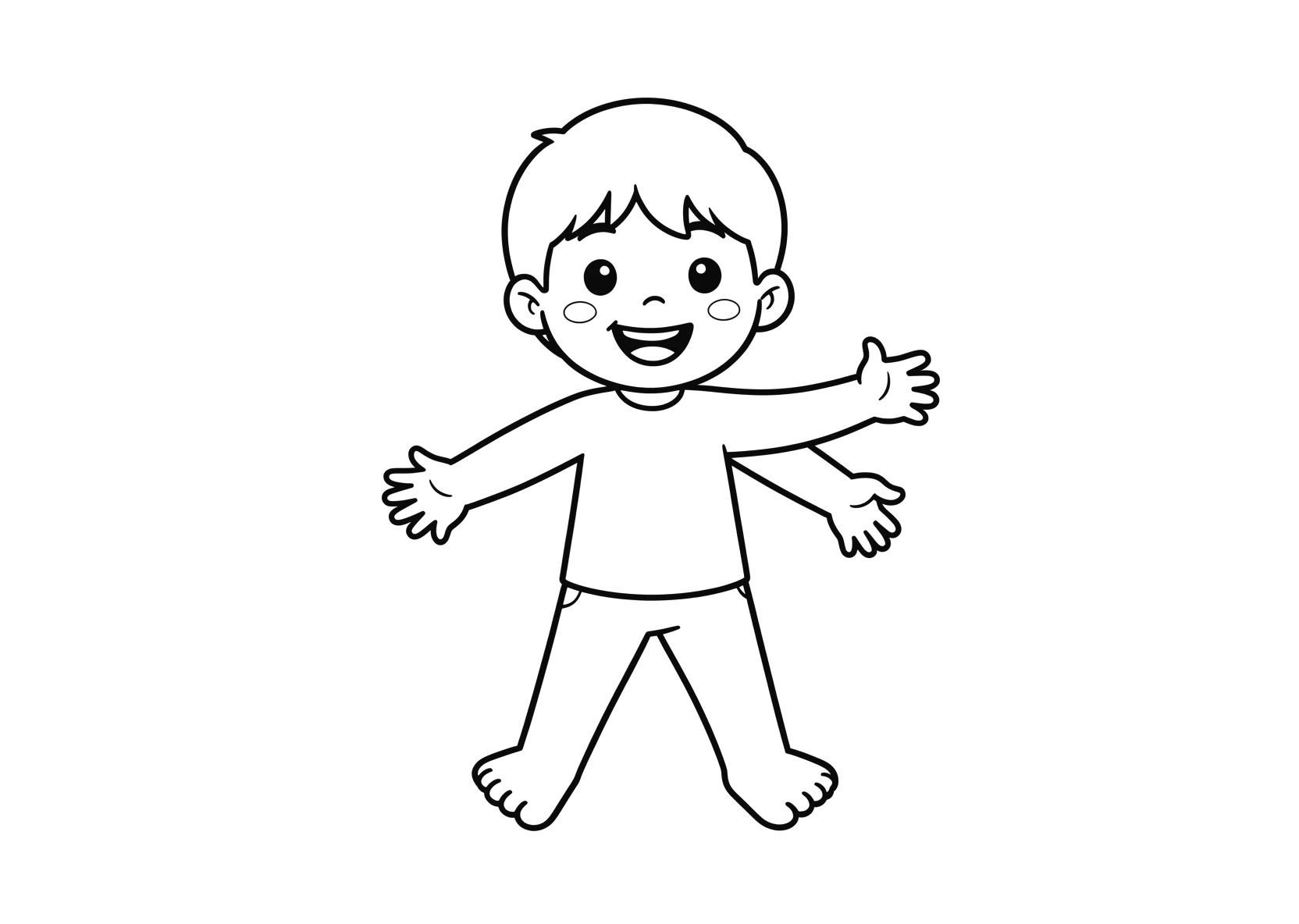 Ausmalbild Tauchen - einfaches Ausmalbild für Kinder aus der Kategorie Sport - kostenlos ausdrucken