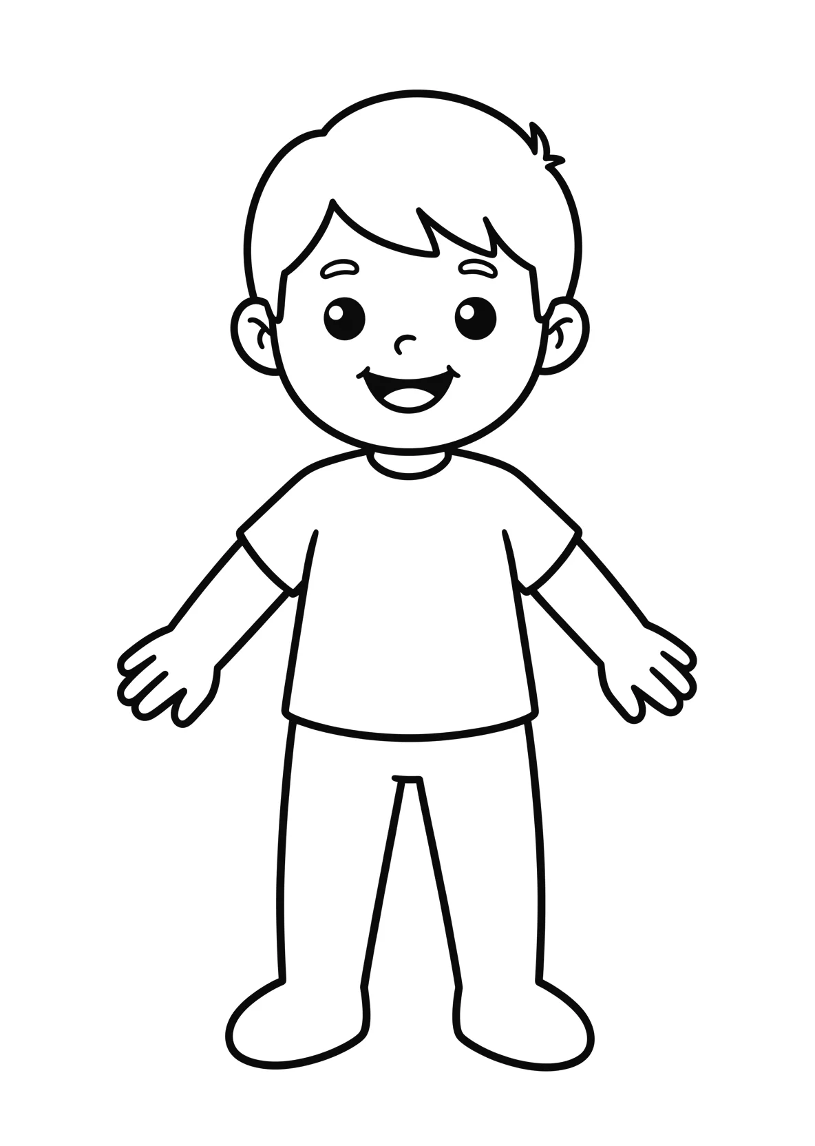 Ausmalbild Zahnarzt - einfaches Ausmalbild für Kinder aus der Kategorie Berufe - kostenlos ausdrucken