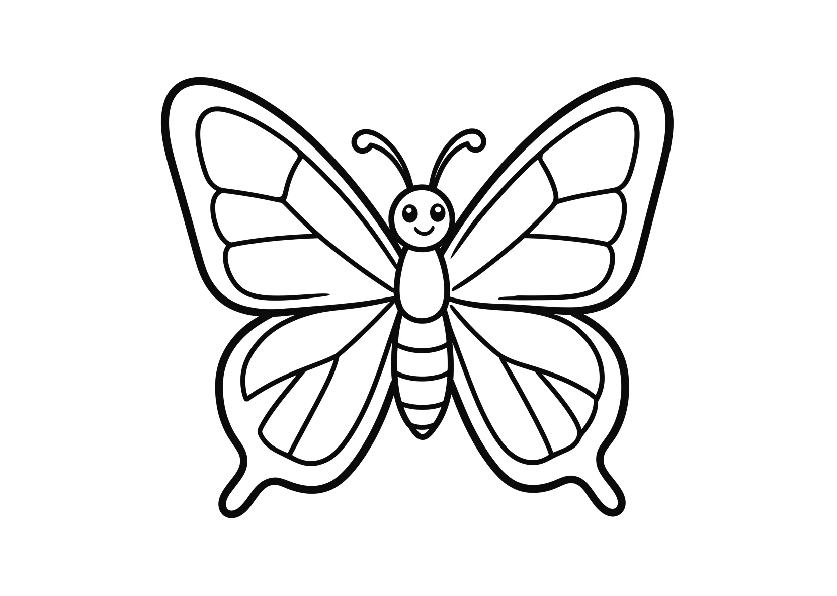 Ausmalbild Paint by number coloring template - Ausmalbild aus der Kategorie Tiere - kostenlos ausdrucken