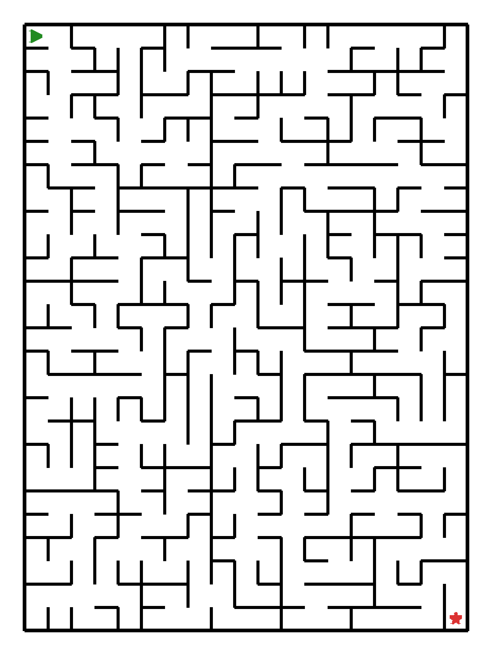 Labyrinth-Rätsel Labyrinth (schwer) für Vorschule aus der Kategorie Labyrinth - kostenlos ausdrucken