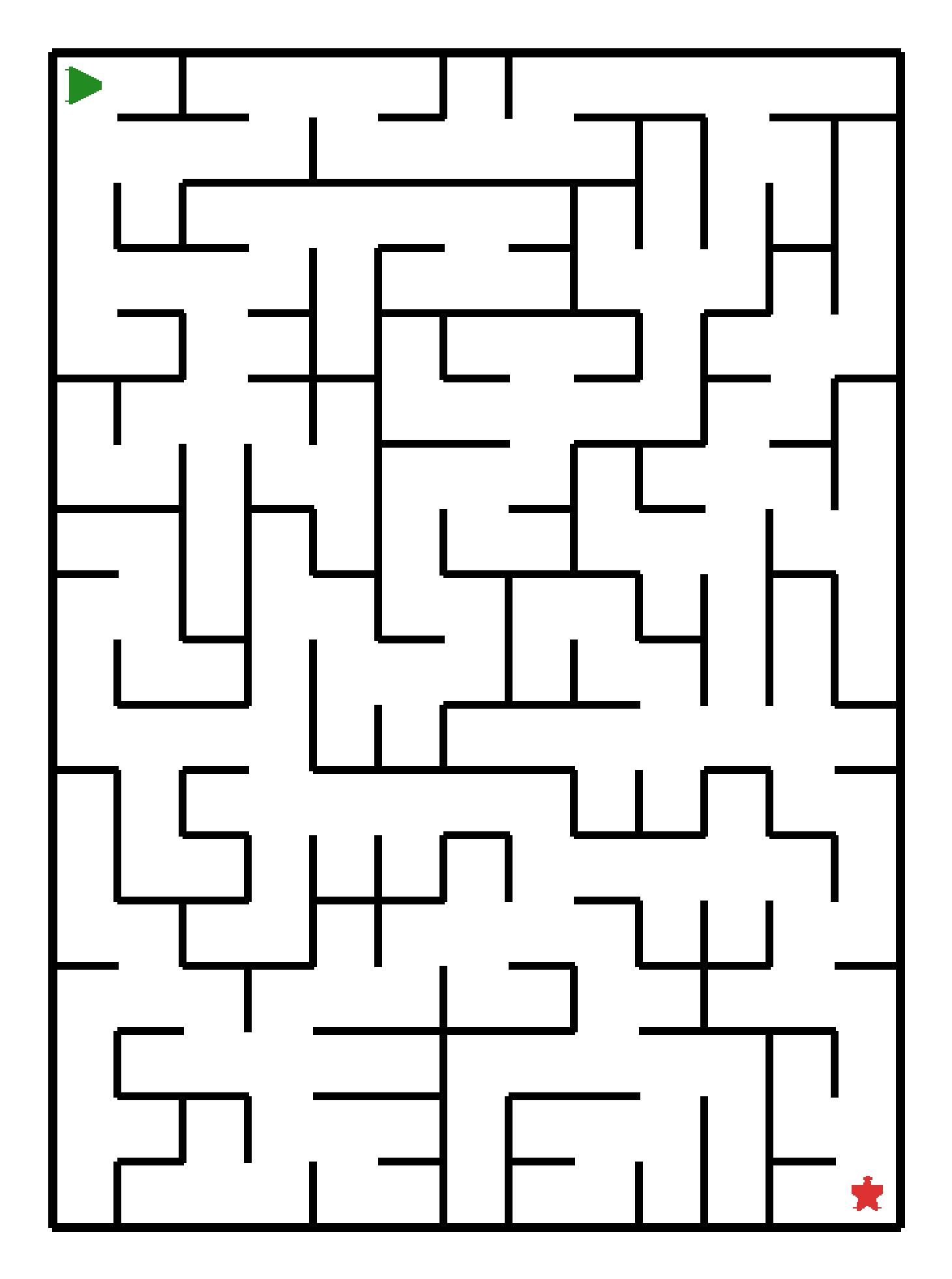 Labyrinth-Rätsel Labyrinth (schwer) für Vorschule aus der Kategorie Labyrinth - kostenlos ausdrucken