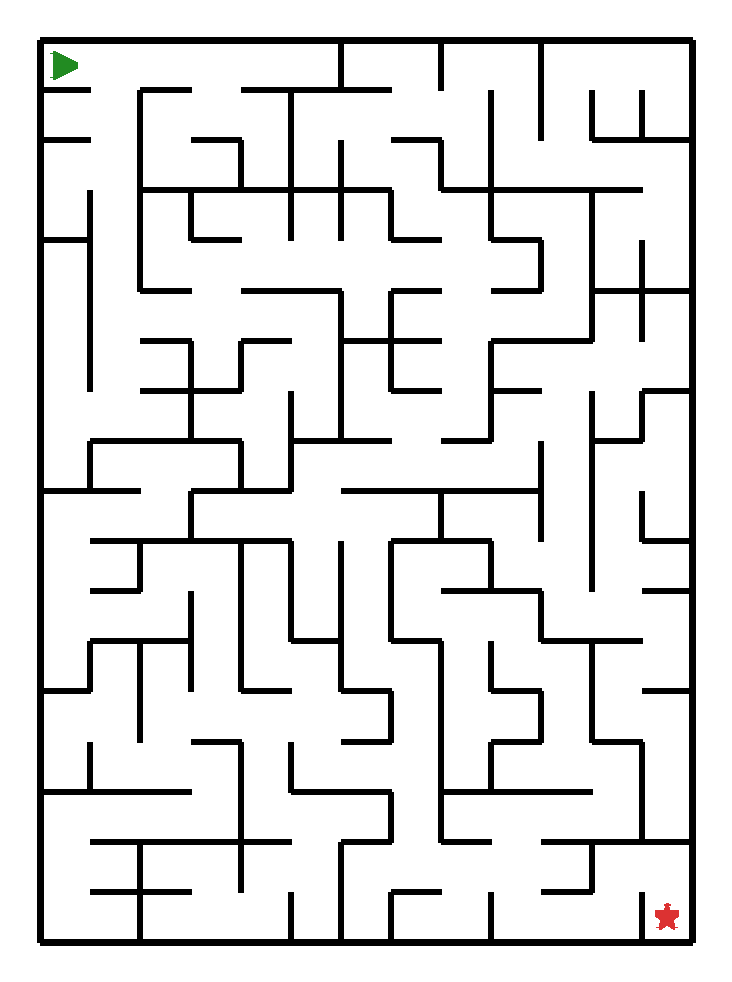 Labyrinth-Rätsel Labyrinth (schwer) für Vorschule aus der Kategorie Labyrinth - kostenlos ausdrucken