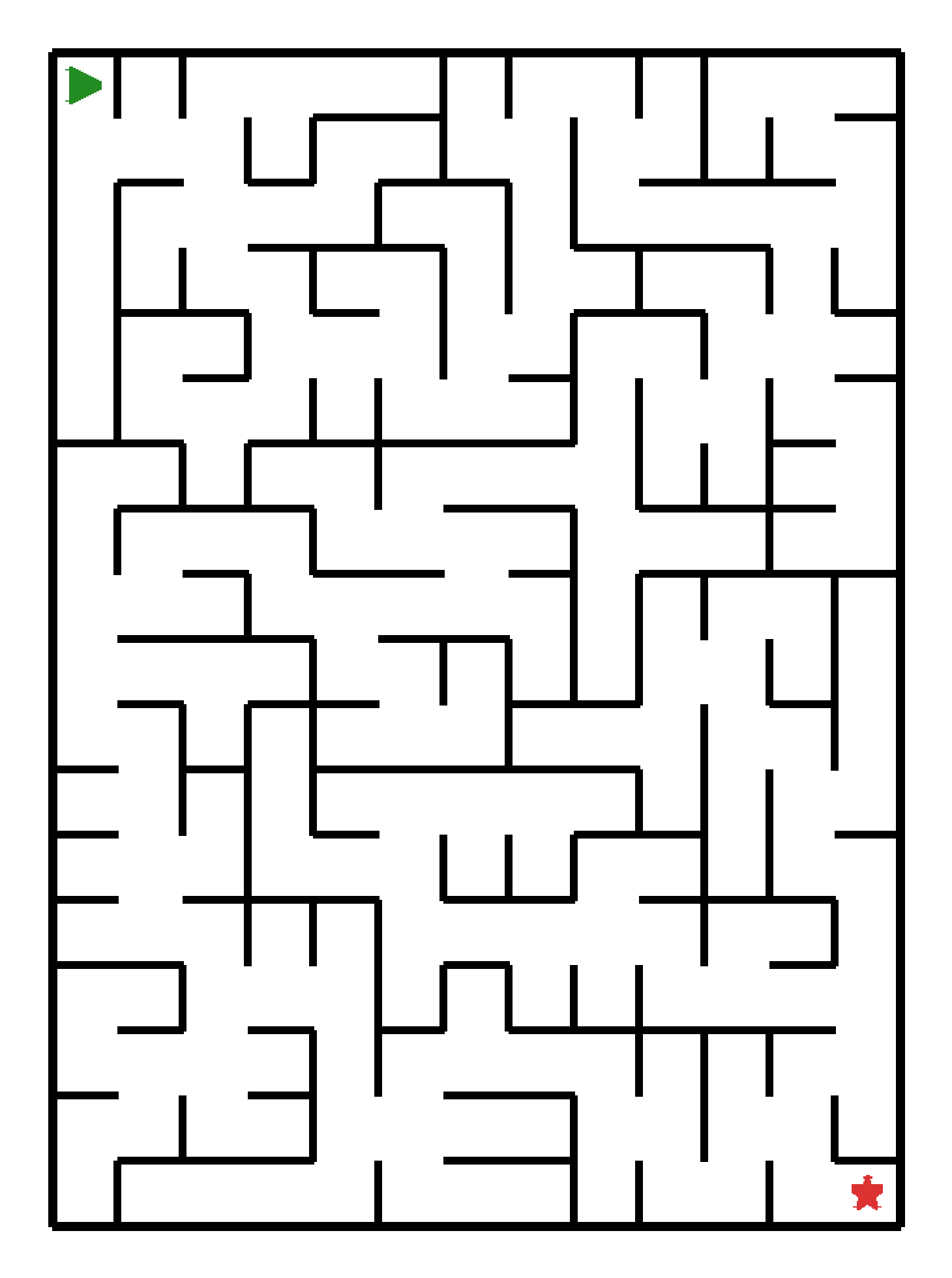 Labyrinth-Rätsel Labyrinth (schwer) für Vorschule aus der Kategorie Labyrinth - kostenlos ausdrucken