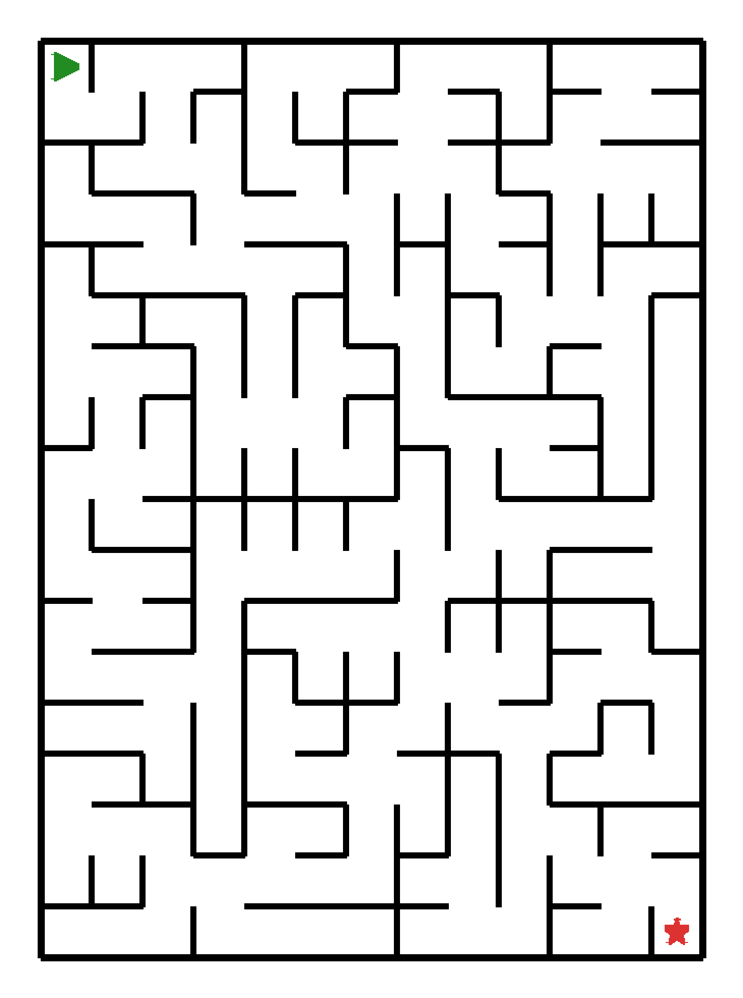 Labyrinth-Rätsel Labyrinth (schwer) für Vorschule aus der Kategorie Labyrinth - kostenlos ausdrucken