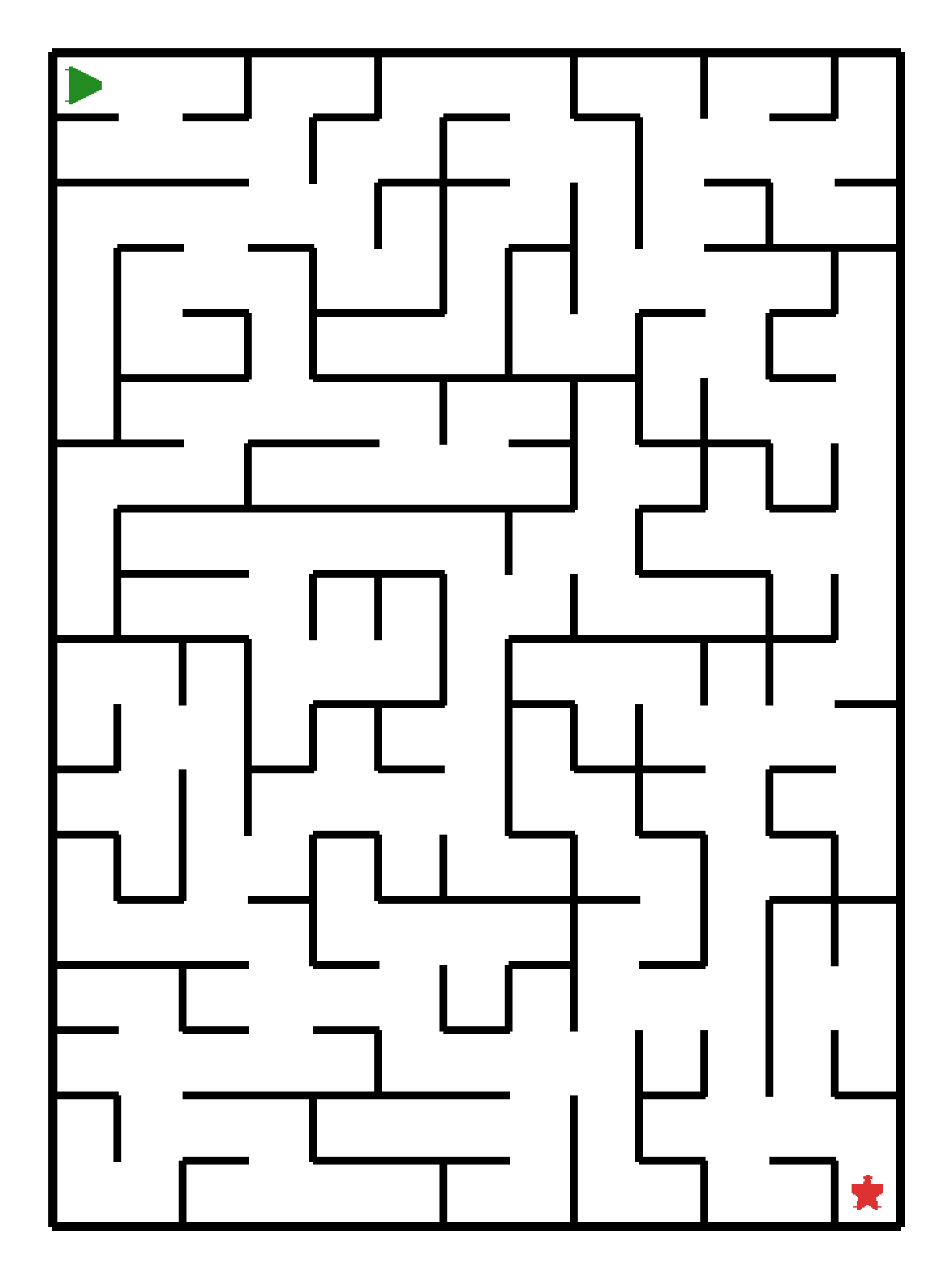 Labyrinth-Rätsel Labyrinth (schwer) für Vorschule aus der Kategorie Labyrinth - kostenlos ausdrucken
