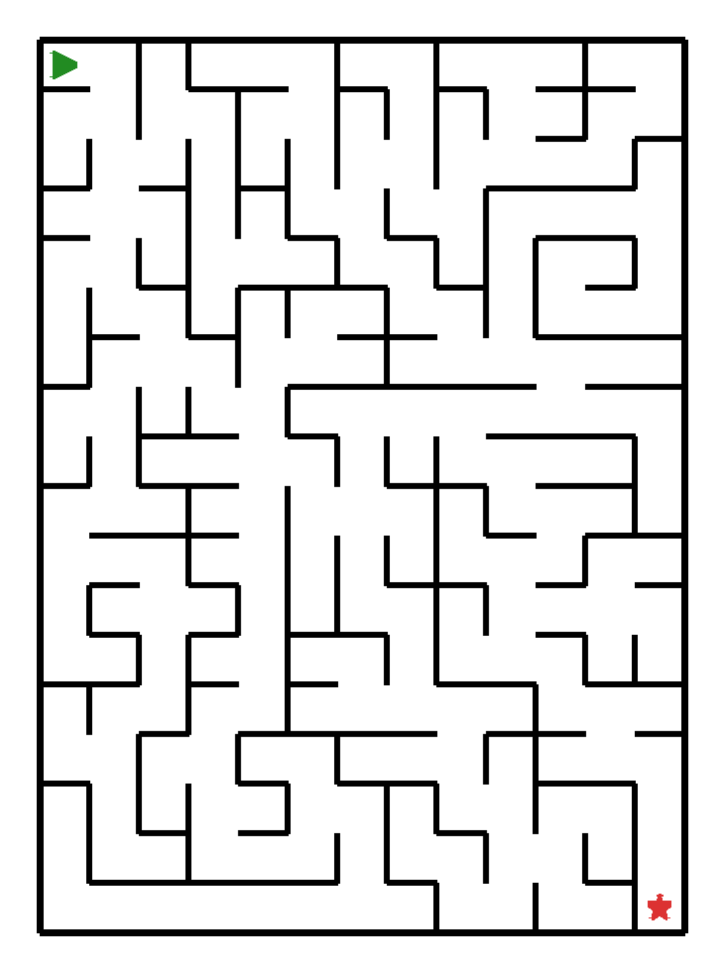 Labyrinth-Rätsel Labyrinth (schwer) für Vorschule aus der Kategorie Labyrinth - kostenlos ausdrucken