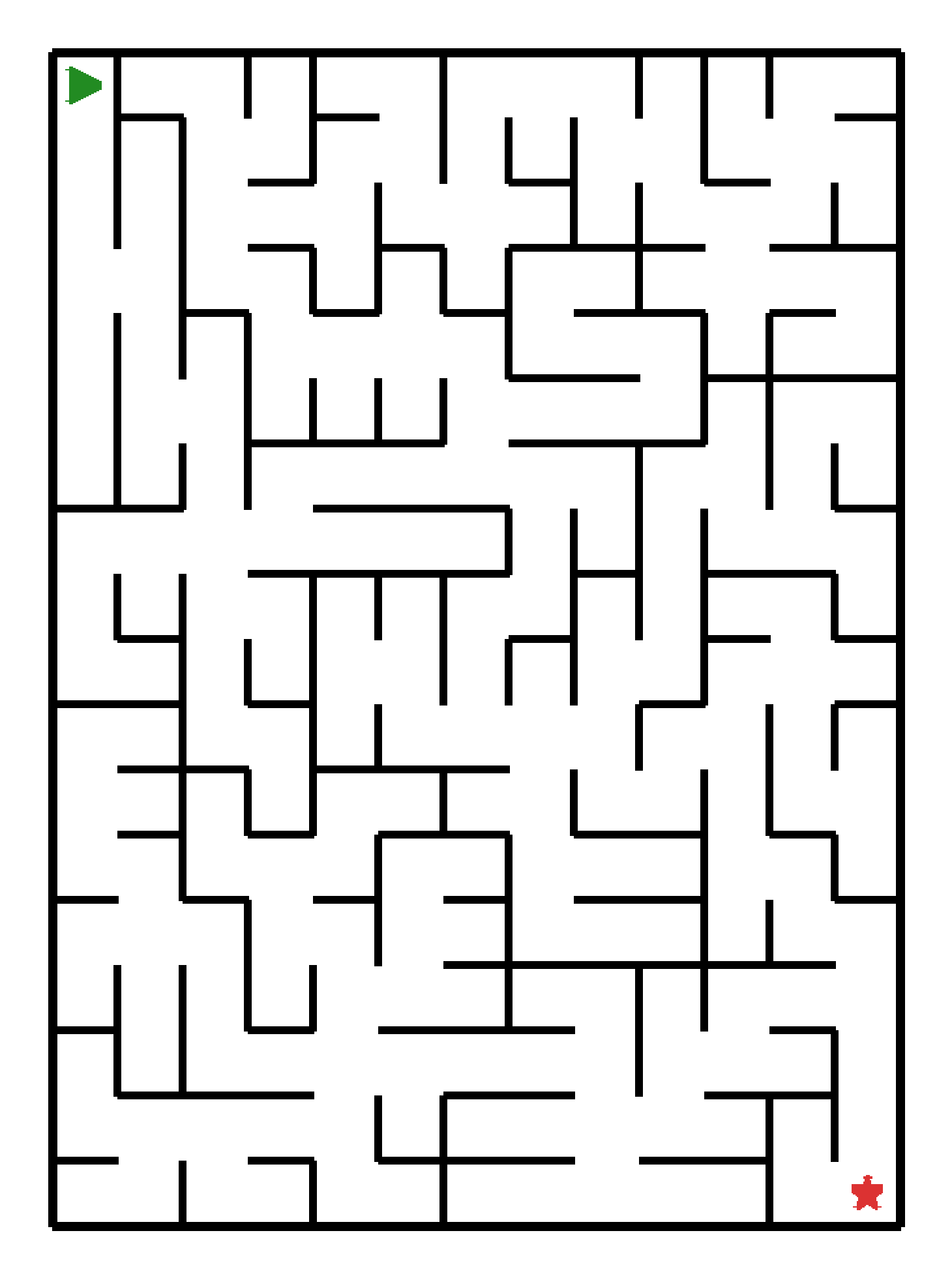 Labyrinth-Rätsel Labyrinth (schwer) für Vorschule aus der Kategorie Labyrinth - kostenlos ausdrucken