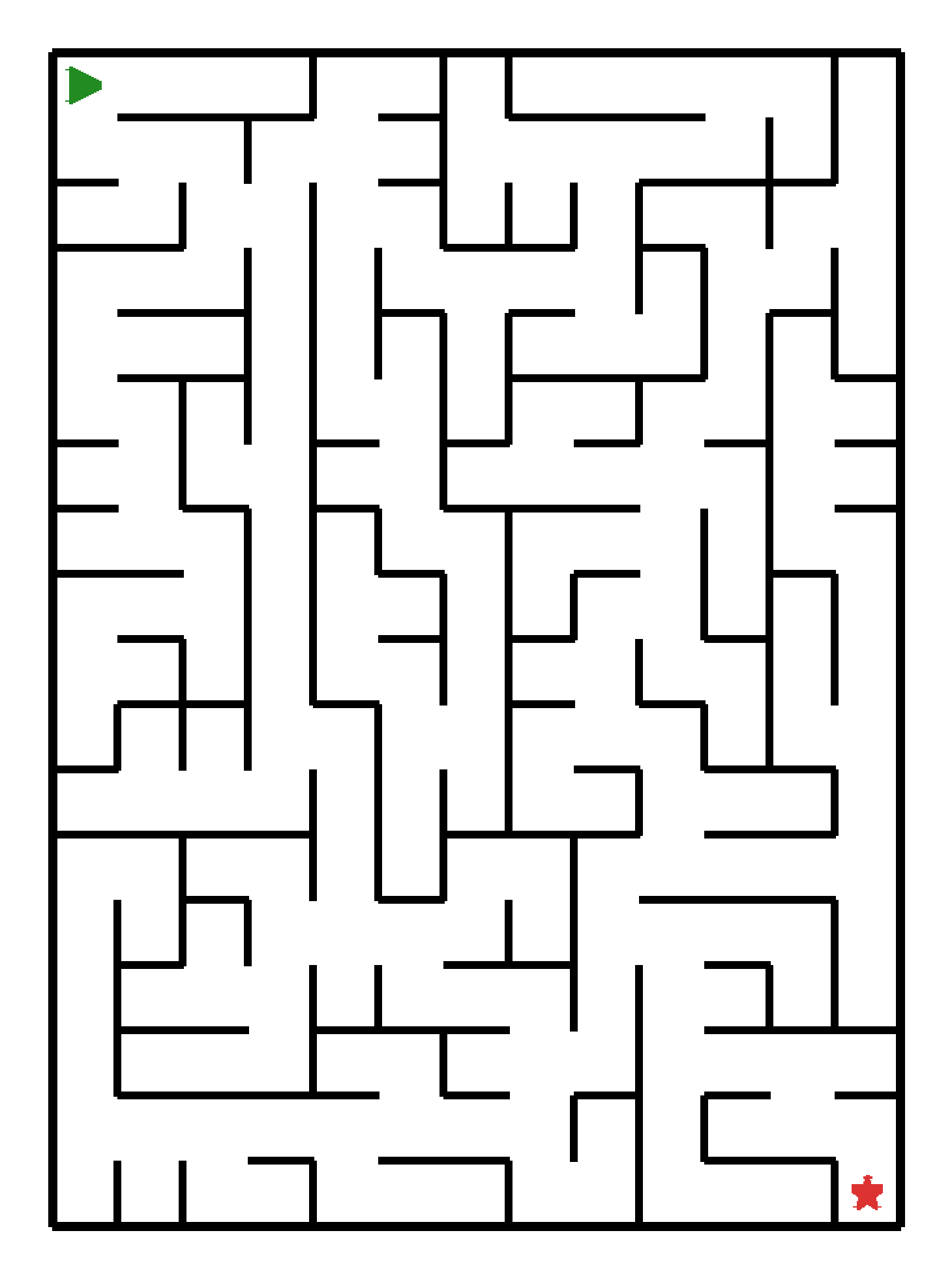 Labyrinth-Rätsel Labyrinth (schwer) für Vorschule aus der Kategorie Labyrinth - kostenlos ausdrucken