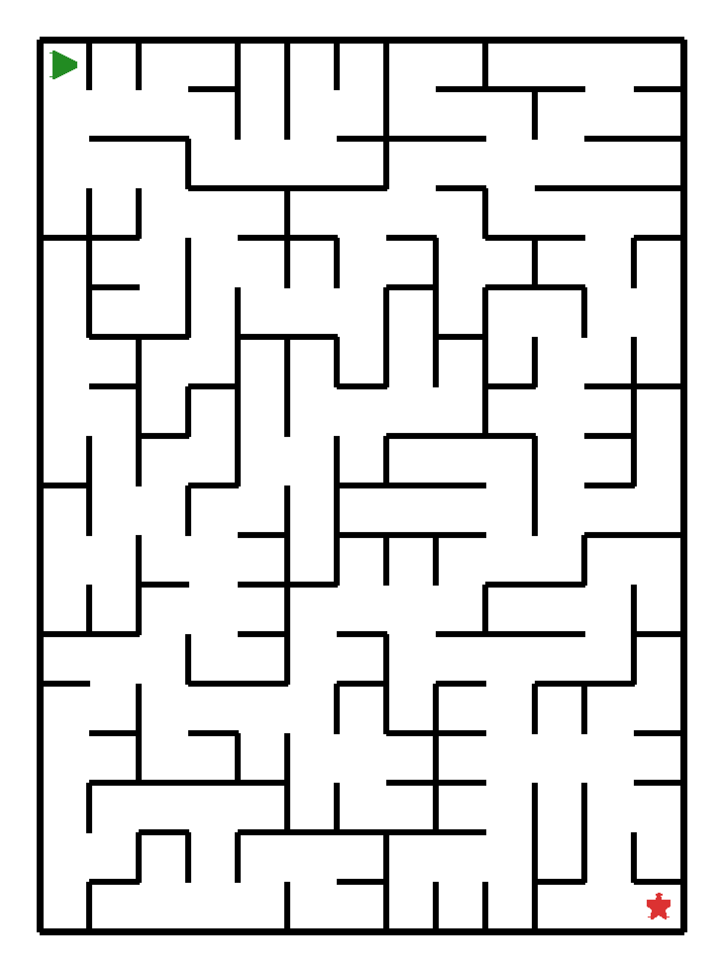 Labyrinth-Rätsel Labyrinth (schwer) für Vorschule aus der Kategorie Labyrinth - kostenlos ausdrucken