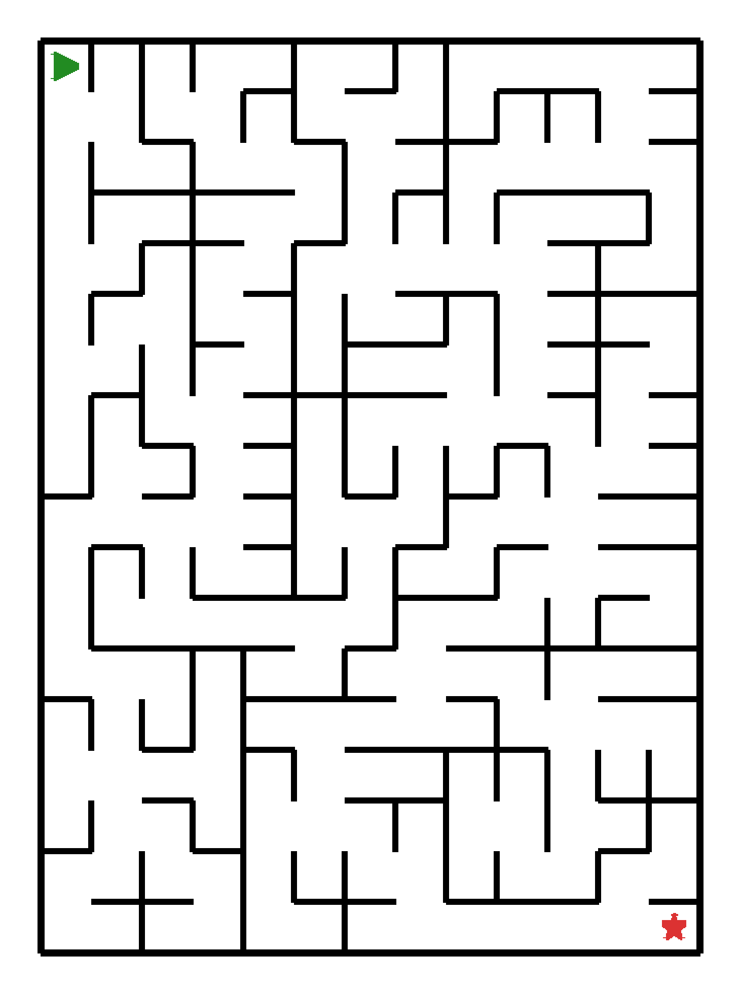 Labyrinth-Rätsel Labyrinth (schwer) für Vorschule aus der Kategorie Labyrinth - kostenlos ausdrucken
