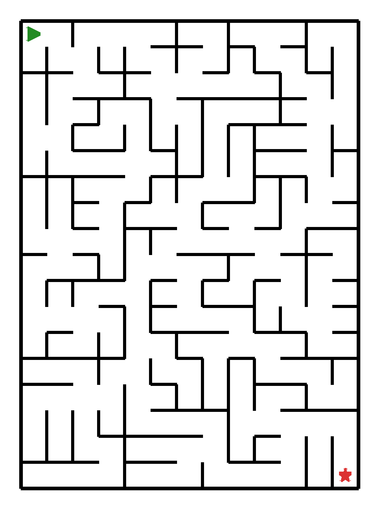 Labyrinth-Rätsel Labyrinth (schwer) für Vorschule aus der Kategorie Labyrinth - kostenlos ausdrucken