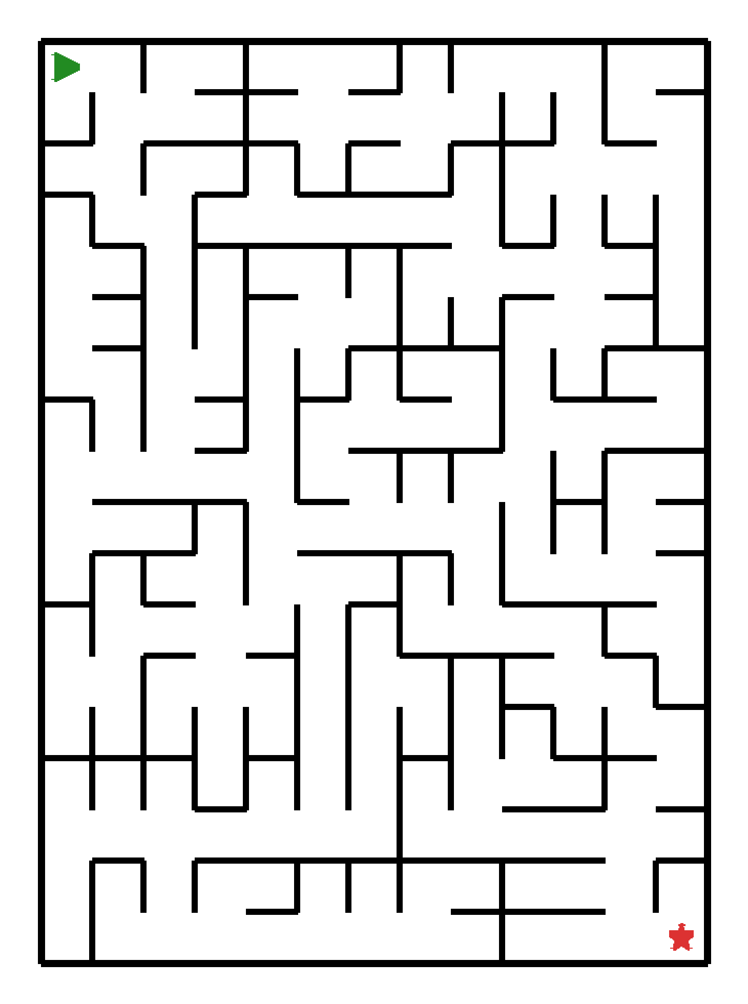 Labyrinth-Rätsel Labyrinth (schwer) für Vorschule aus der Kategorie Labyrinth - kostenlos ausdrucken