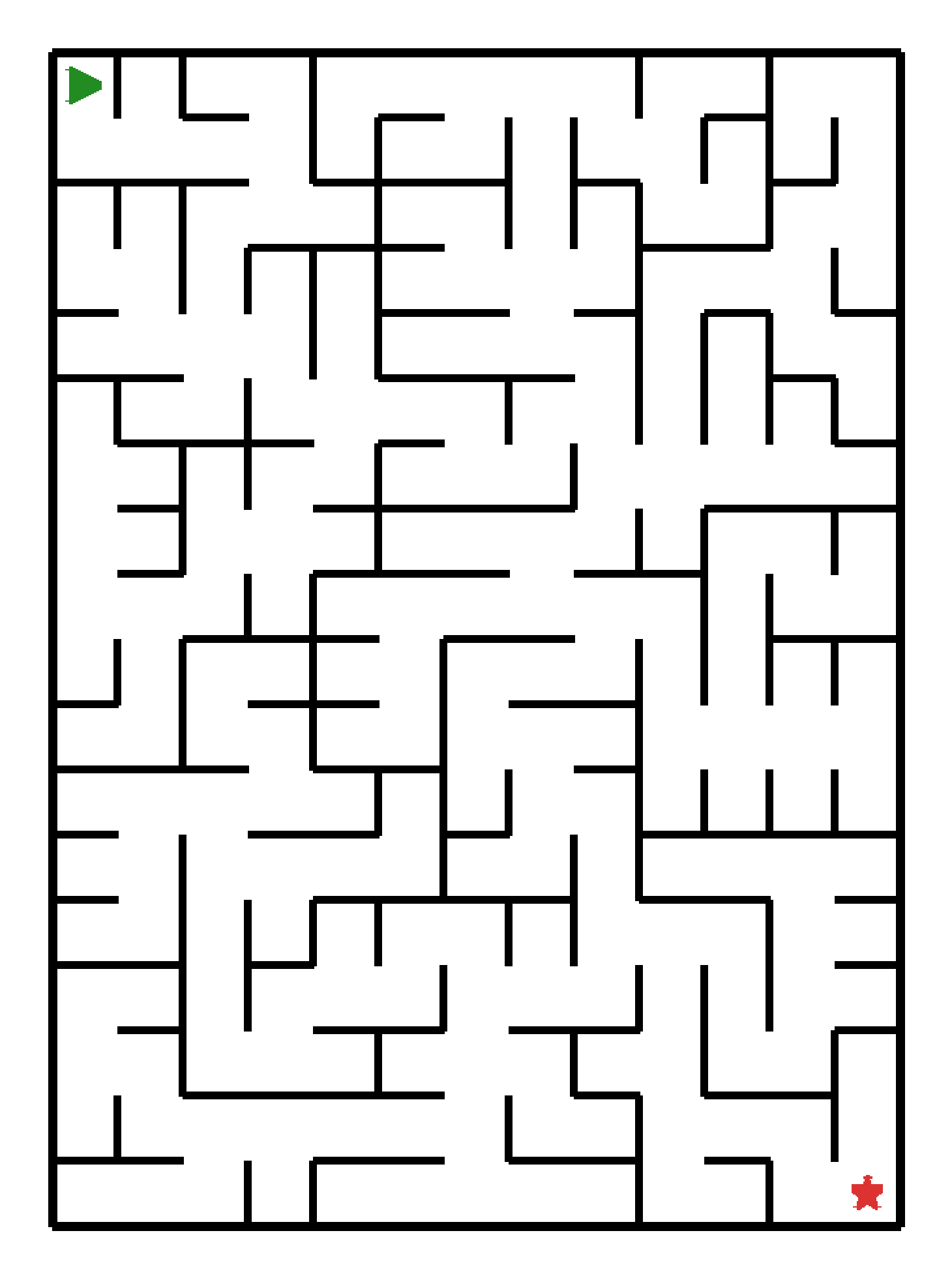 Labyrinth-Rätsel Labyrinth (schwer) für Vorschule aus der Kategorie Labyrinth - kostenlos ausdrucken