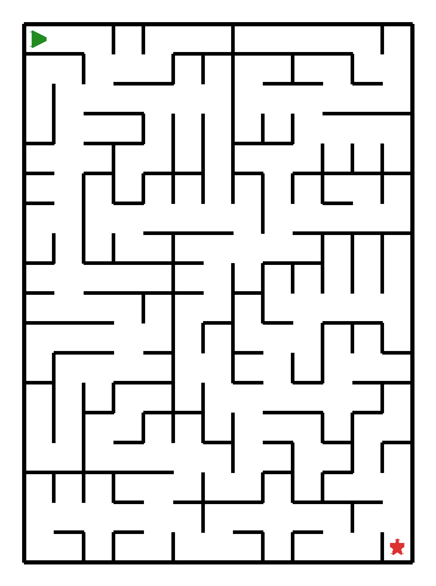 Labyrinth-Rätsel Labyrinth (schwer) für Vorschule aus der Kategorie Labyrinth - kostenlos ausdrucken